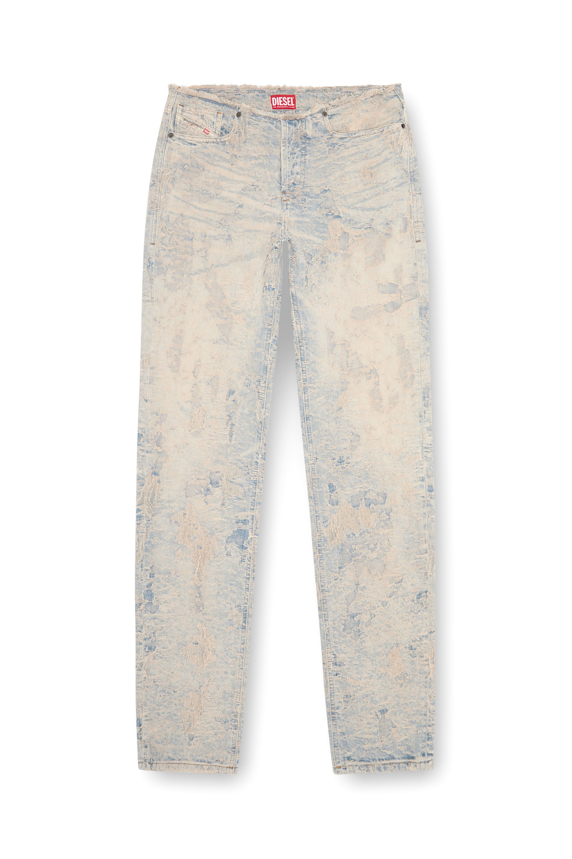 Diesel - Woman Straight Jeans D-Arker 007Y5, Light Blue - Image 2