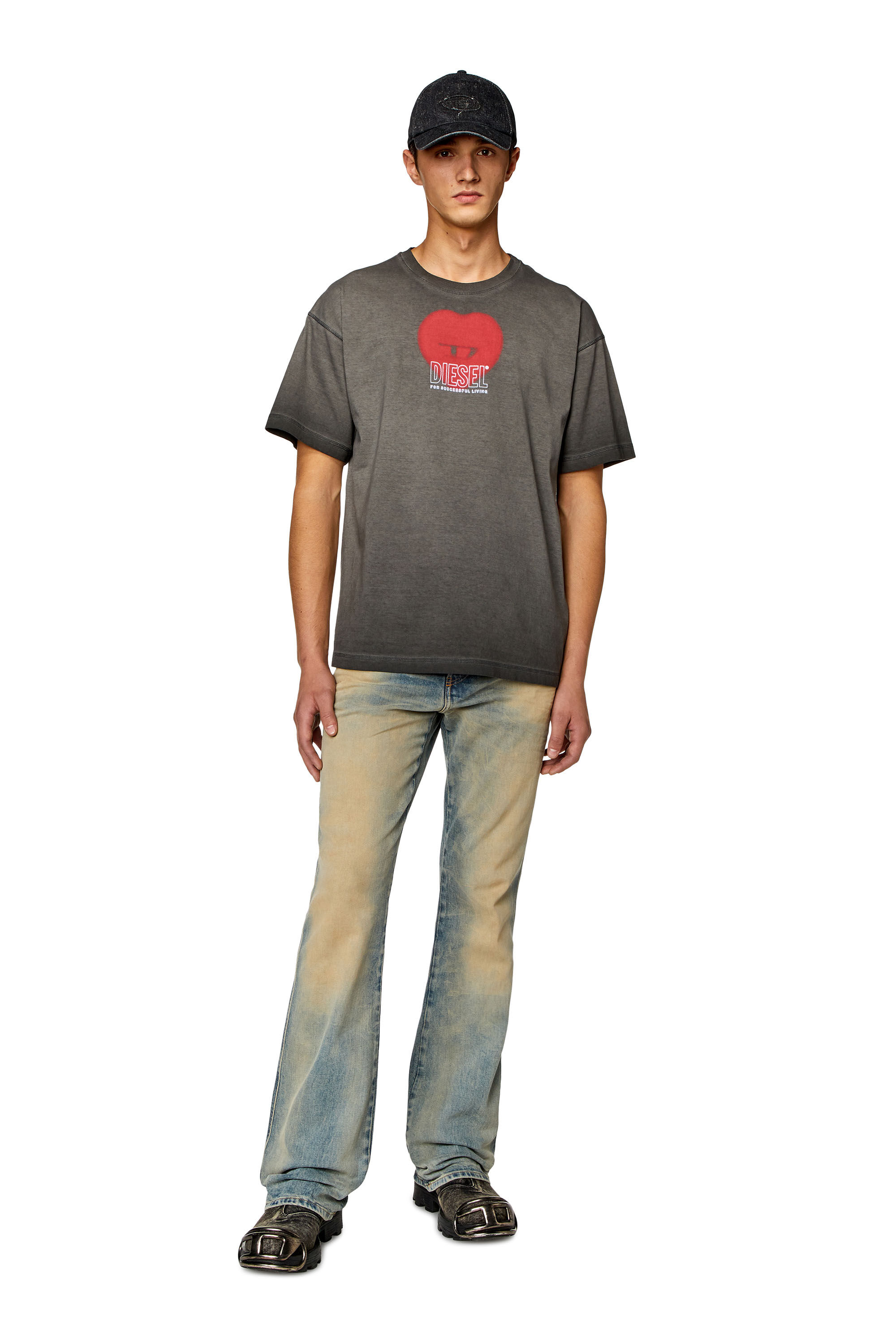 Diesel - T-BUXT-N4, Dark grey - Image 1