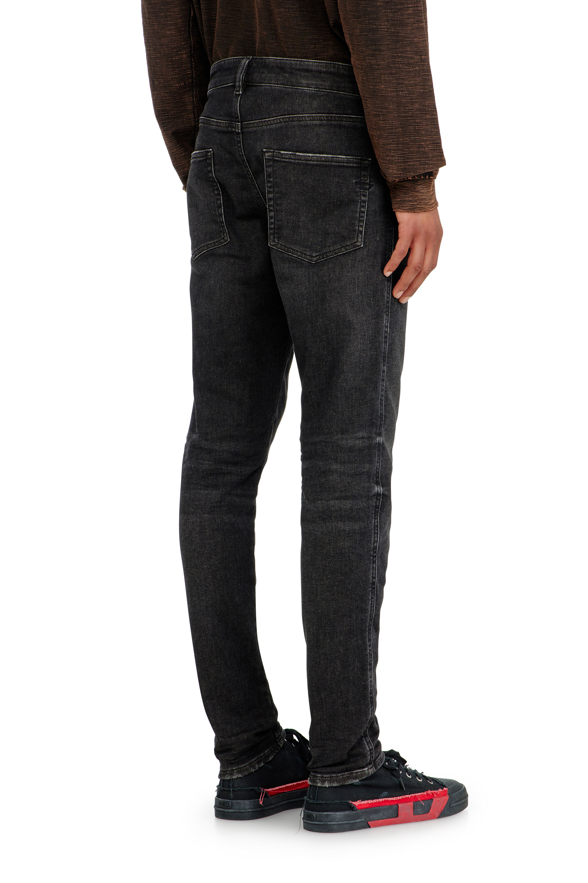 Diesel - Man's Slim 2062 D-Strukt Joggjeans&reg; 09P92, Black/Dark grey - 3