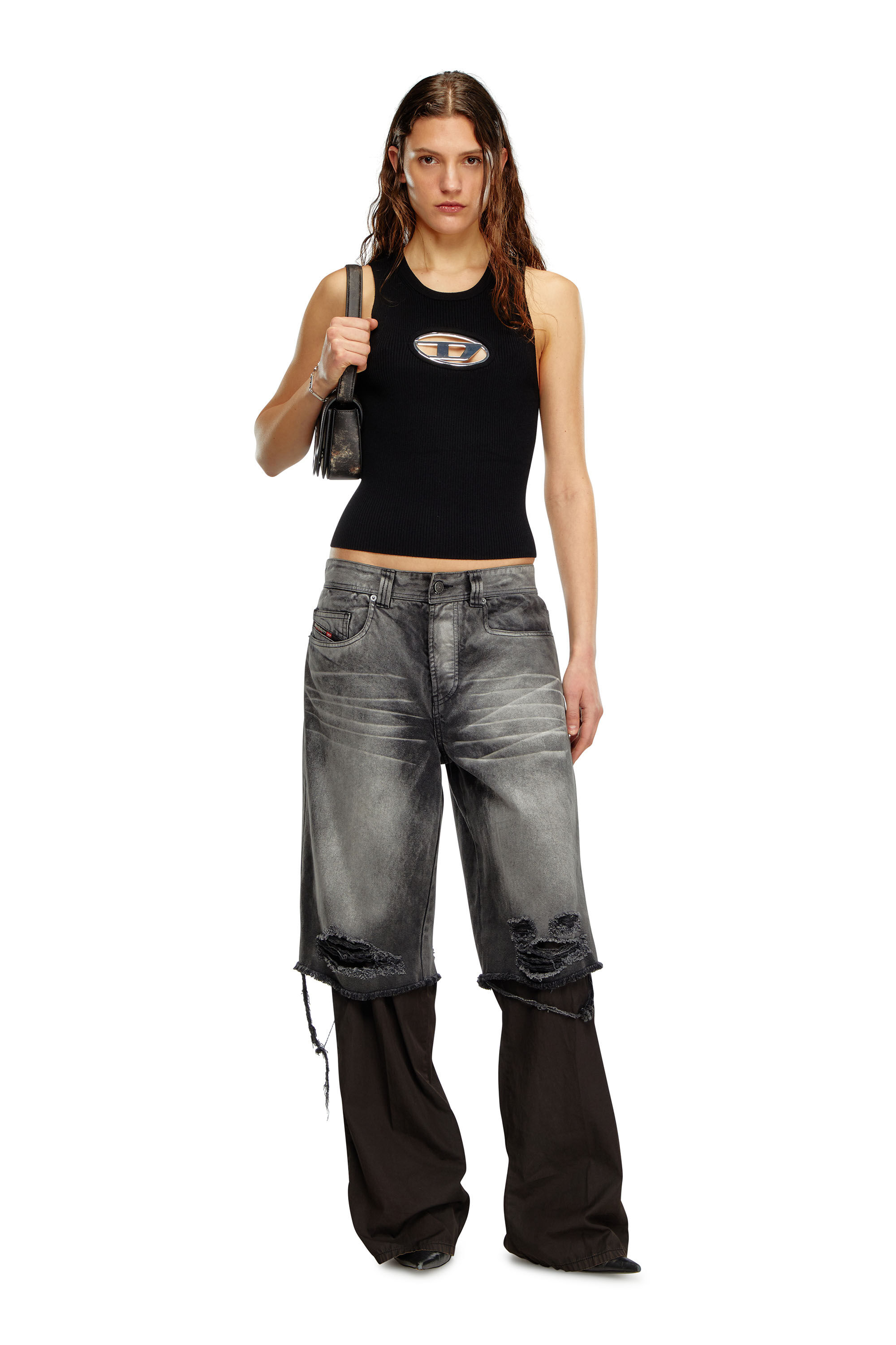 Diesel - M-ONERVA-TOP, Black/White - Image 1