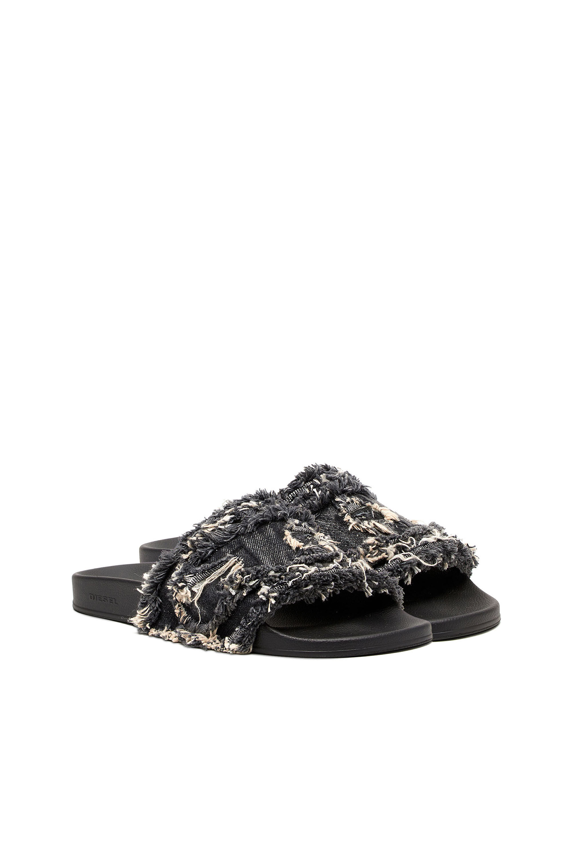 Diesel - SA-SLIDE D DENIM, Black - Image 2