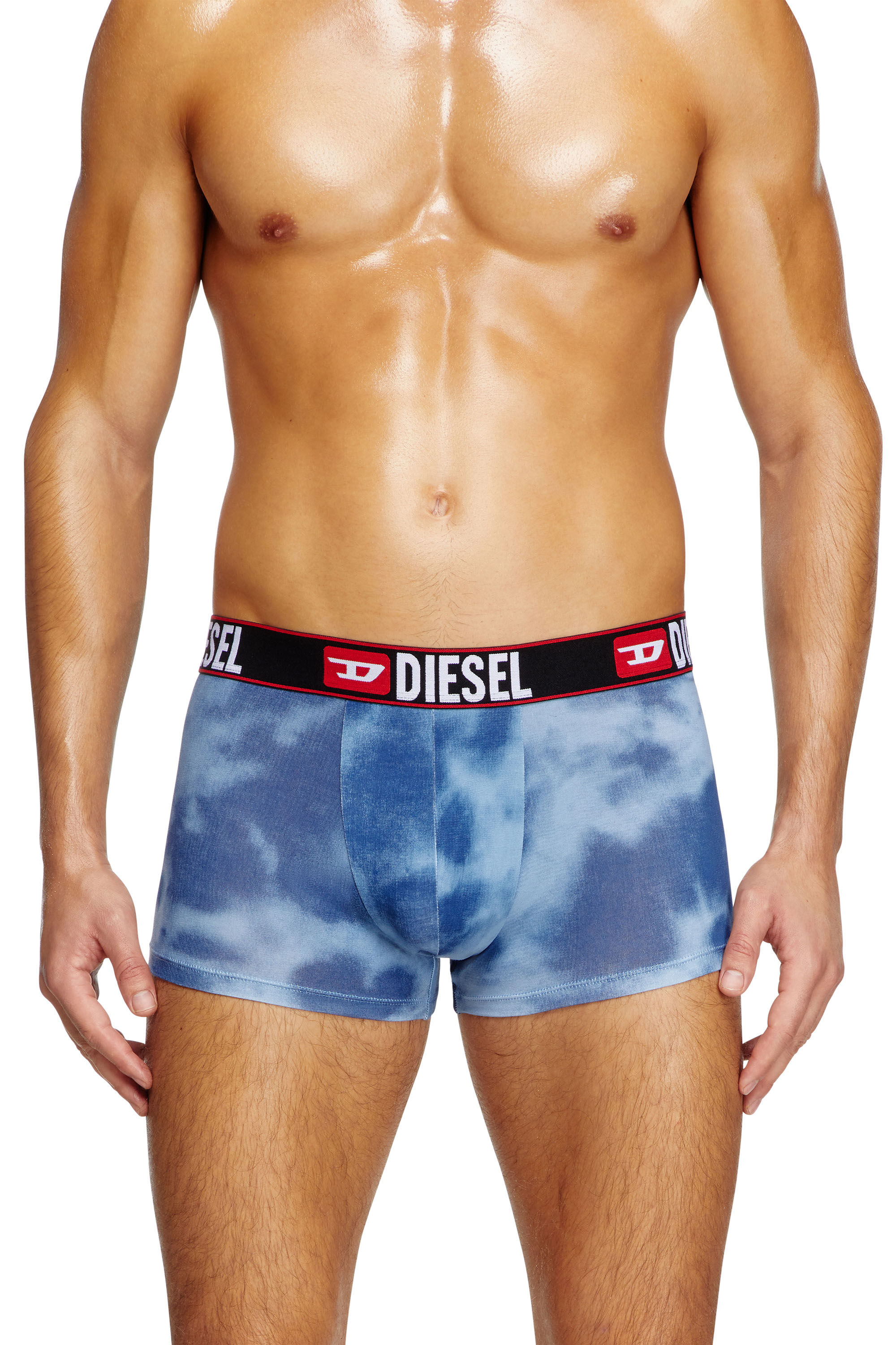 Diesel - UMBX-DAMIEN, Man's Boxer briefs with cloudy print in Dark Blue - 3