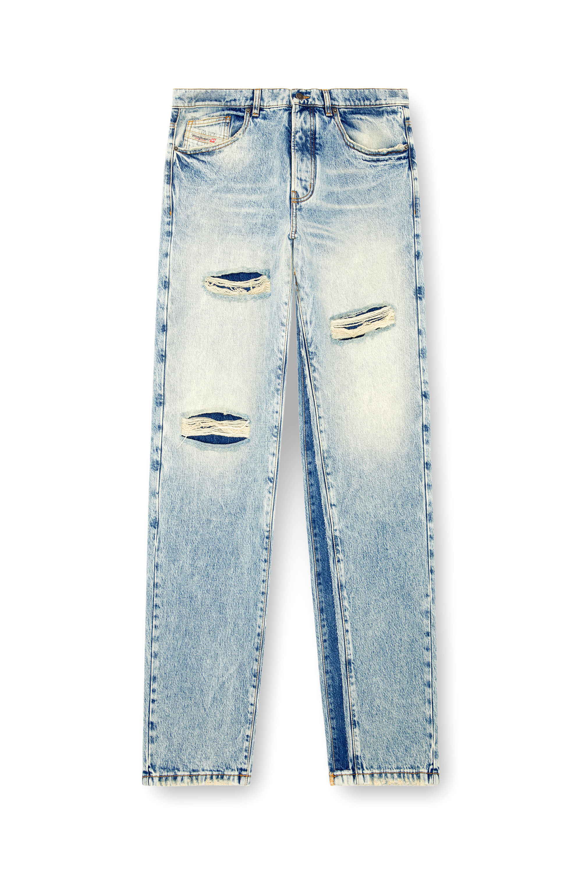 Diesel - Man's Relaxed Jeans D-Fire 0AJEN, Light Blue - 2