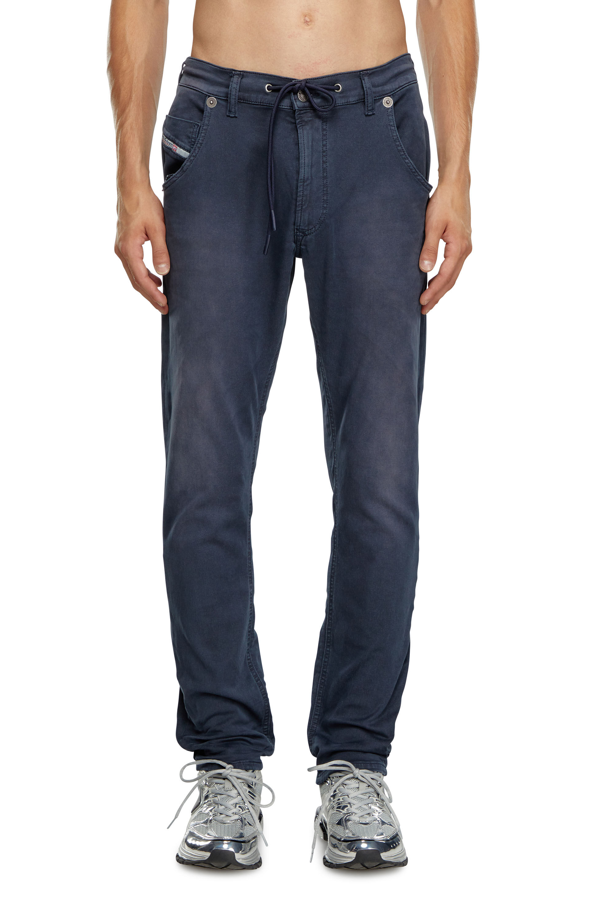 Diesel - Man's Regular 2030 D-Krooley Joggjeans® 0670M, Dark Blue - 3