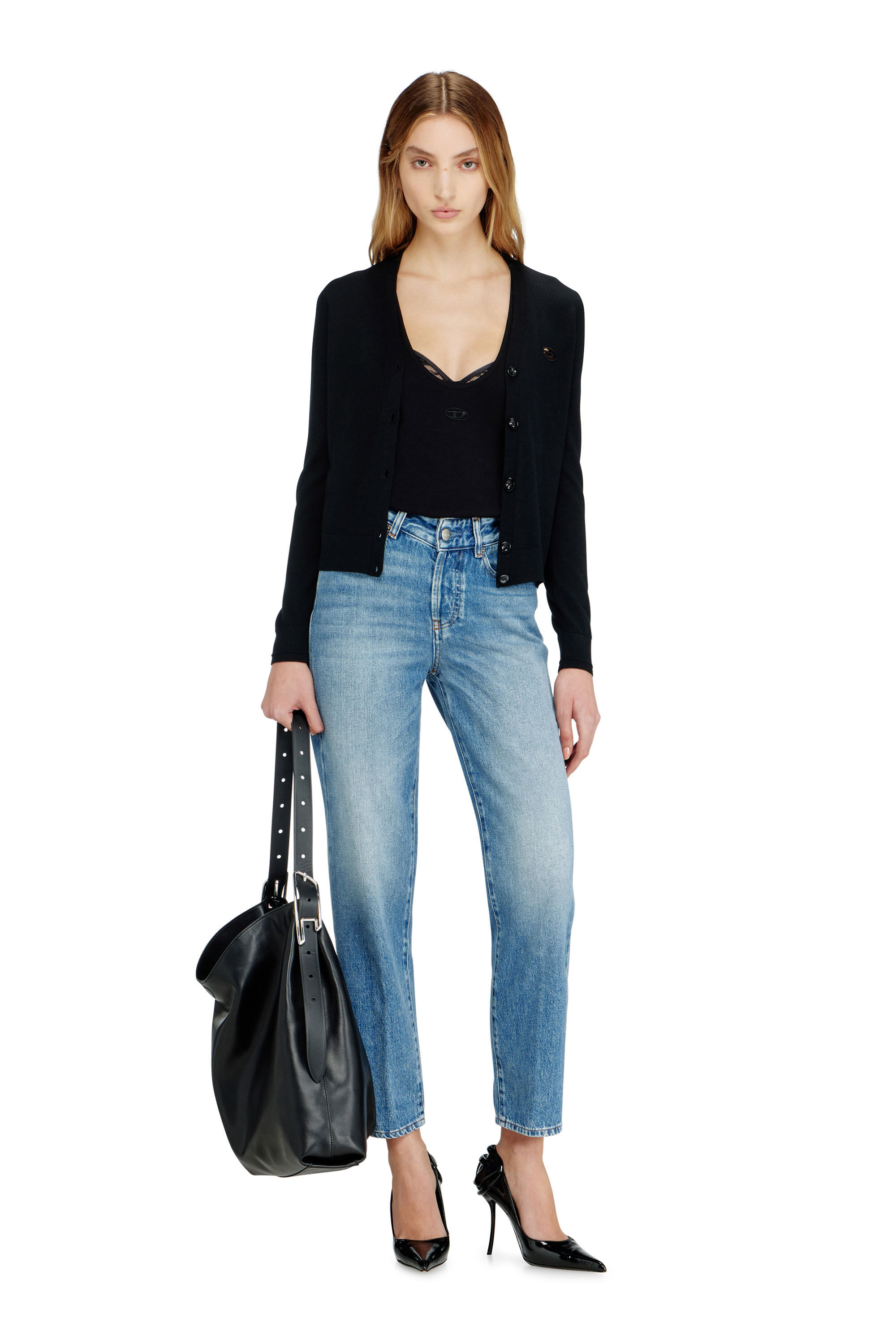 Diesel - Woman's Regular Jeans 1981 D-Went 09Q07, Light Blue - 1