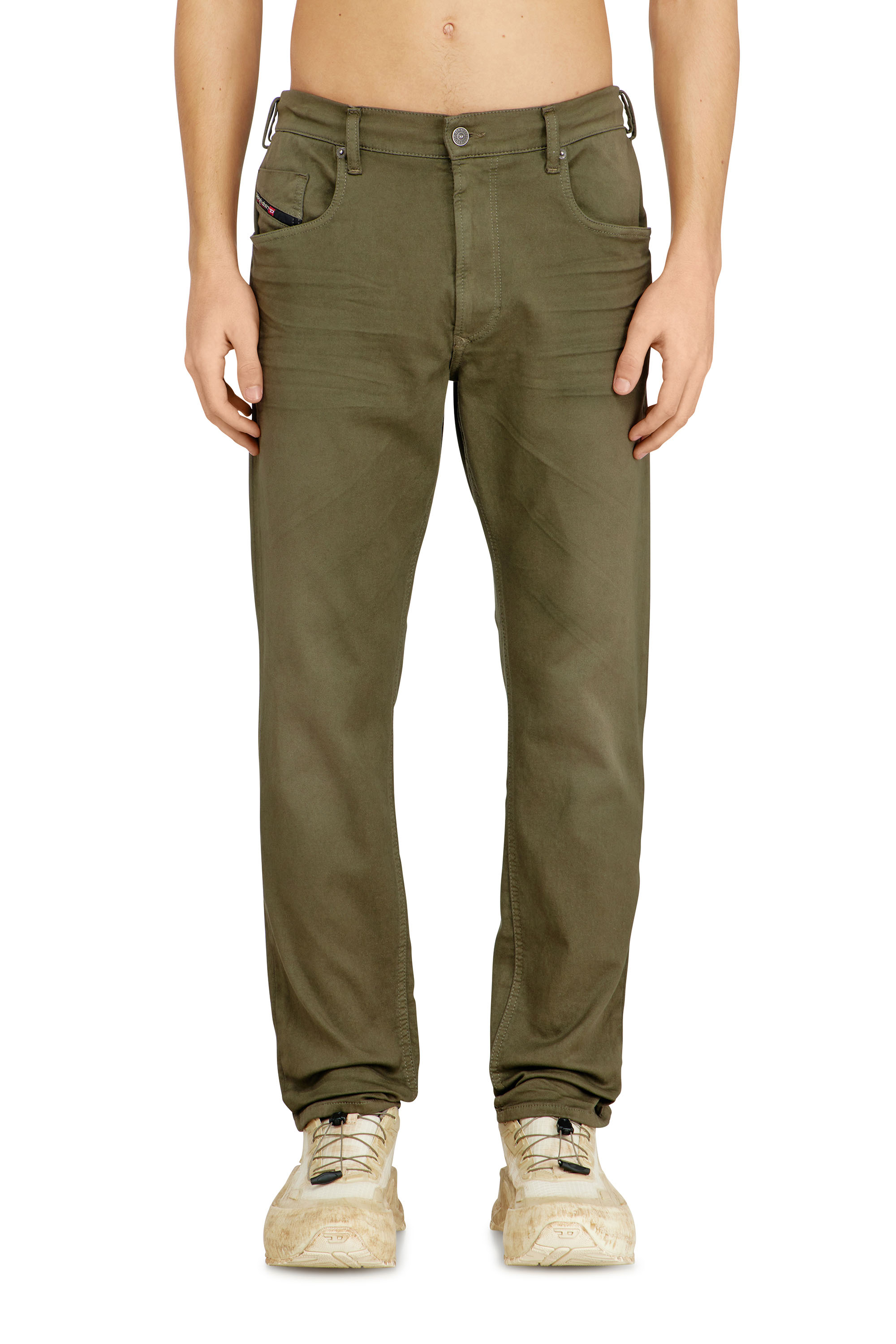 Diesel - Man's Regular 2032 D-Krooley-BW Joggjeans&reg; 0670M, Military Green - 3