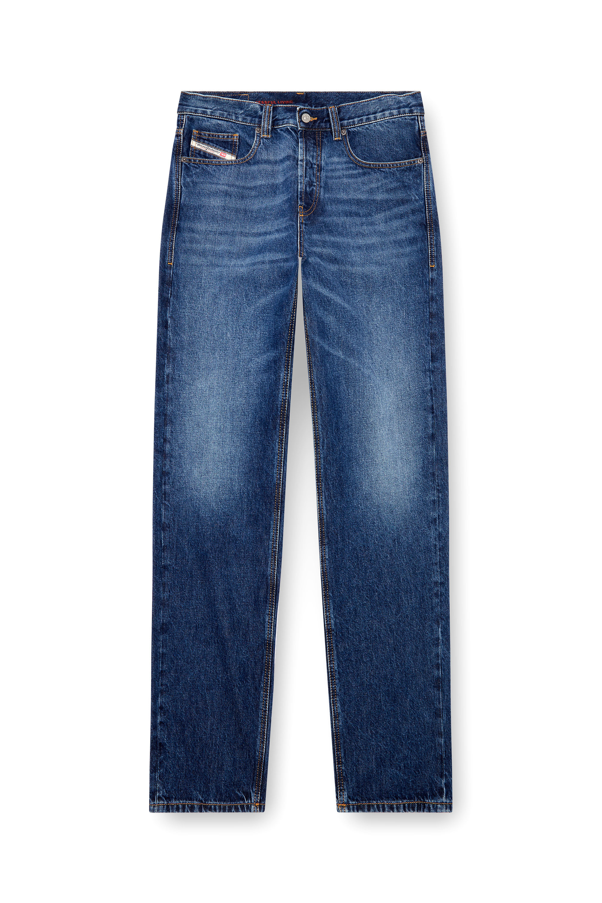 Diesel - Man's Straight Jeans 2010 D-Macs 09I27, Dark Blue - 5