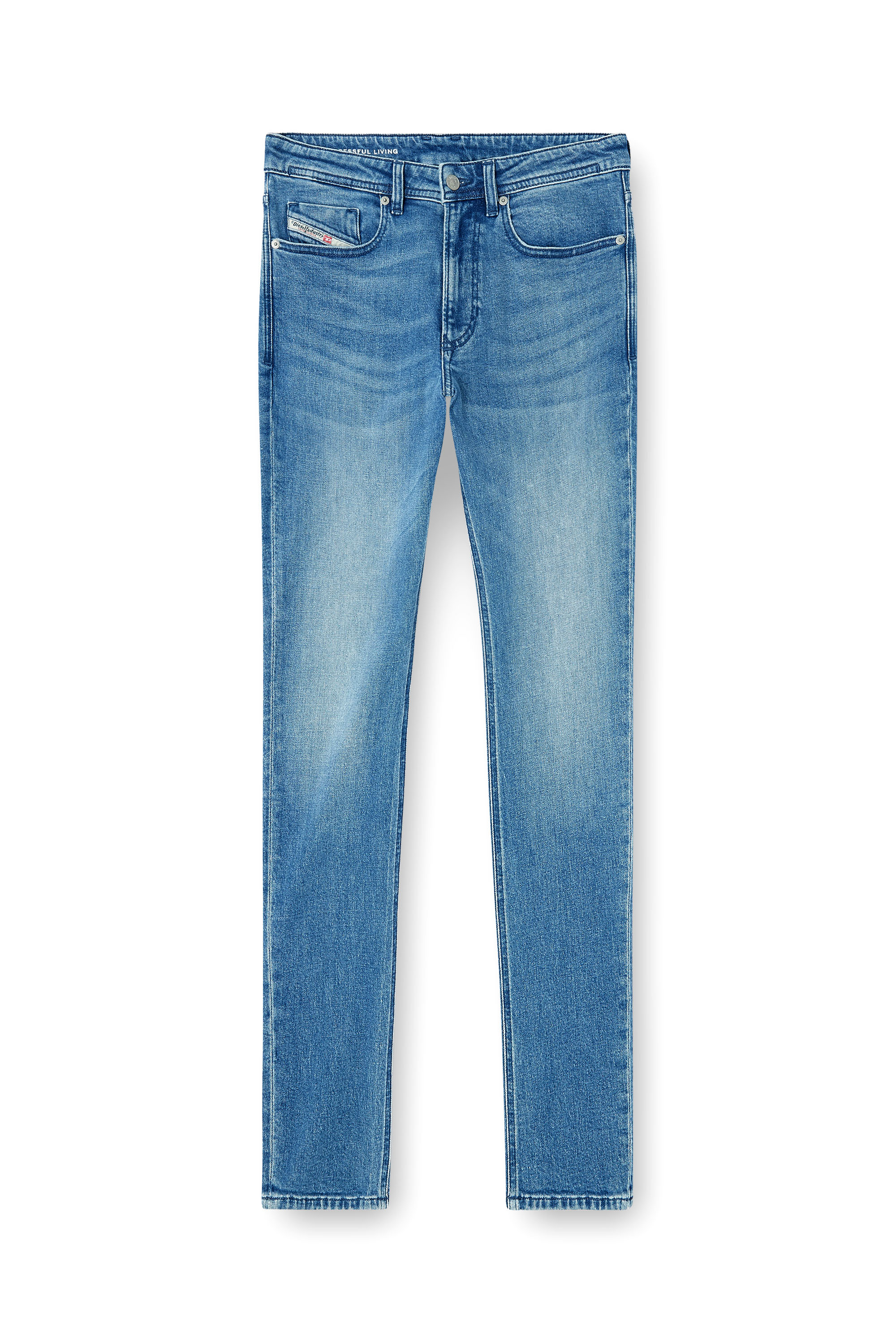 Diesel - Man's Skinny Jeans 1979 Sleenker 0BEBI, Light Blue - 2