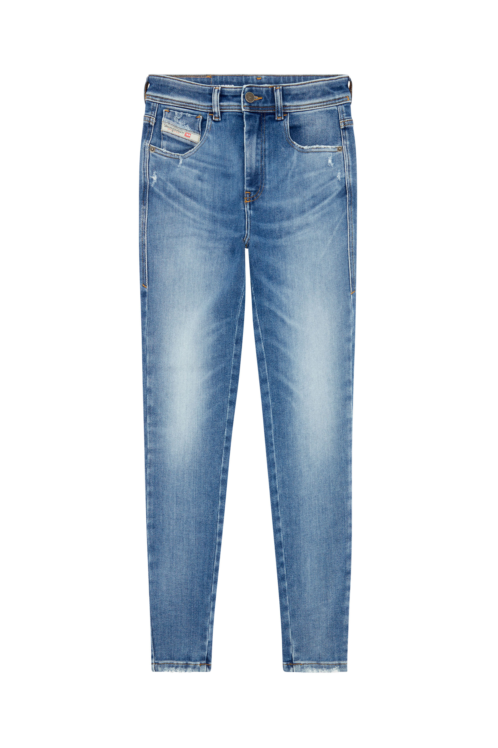 Diesel - Super skinny Jeans 1984 Slandy-High 09H92, Medium blue - Image 4