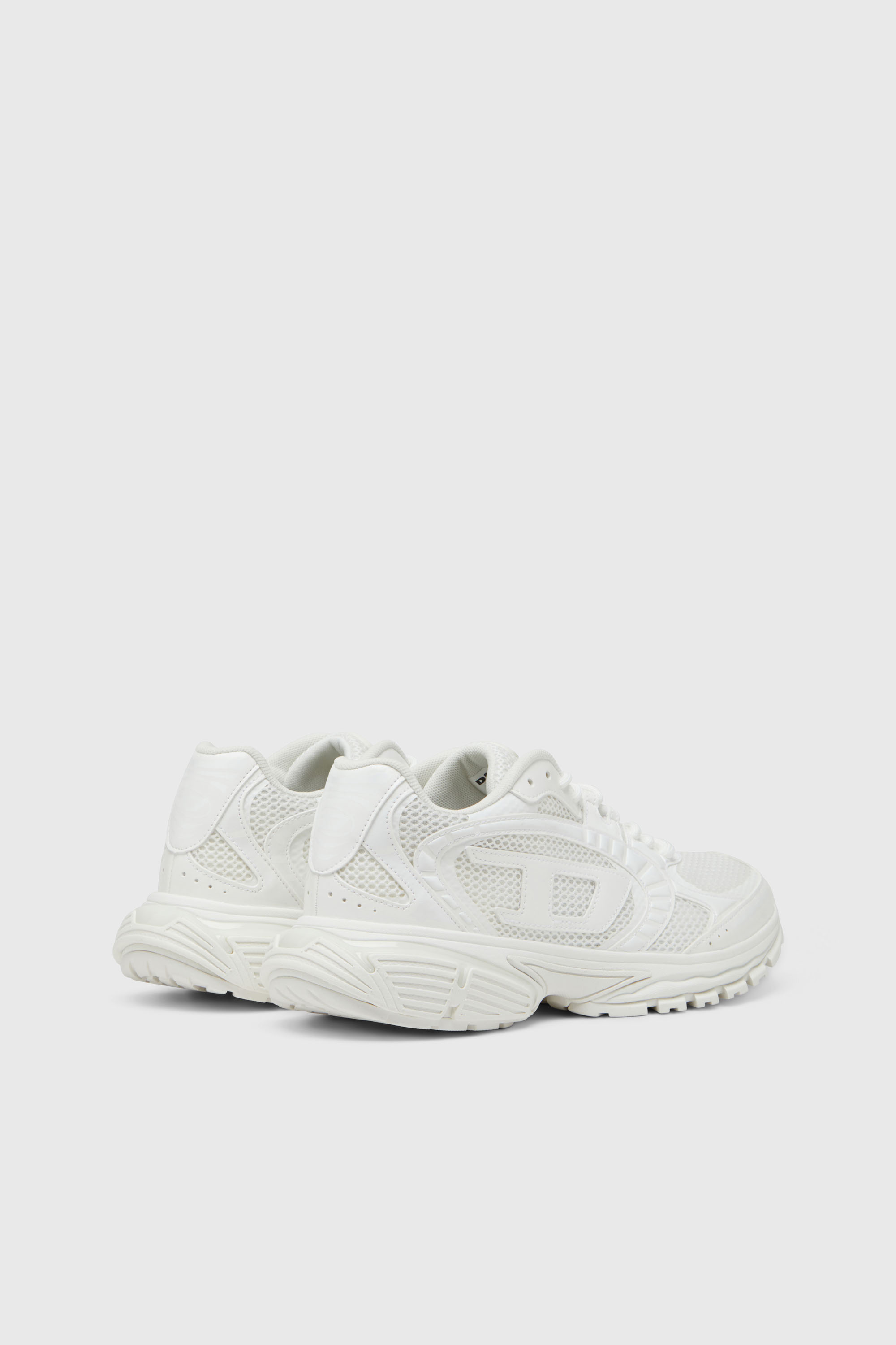 Diesel - S-PRO-V-DENSE LOW, Man's S-Pro-V-Dense-Mesh sneakers with Oval D logo in White - 3