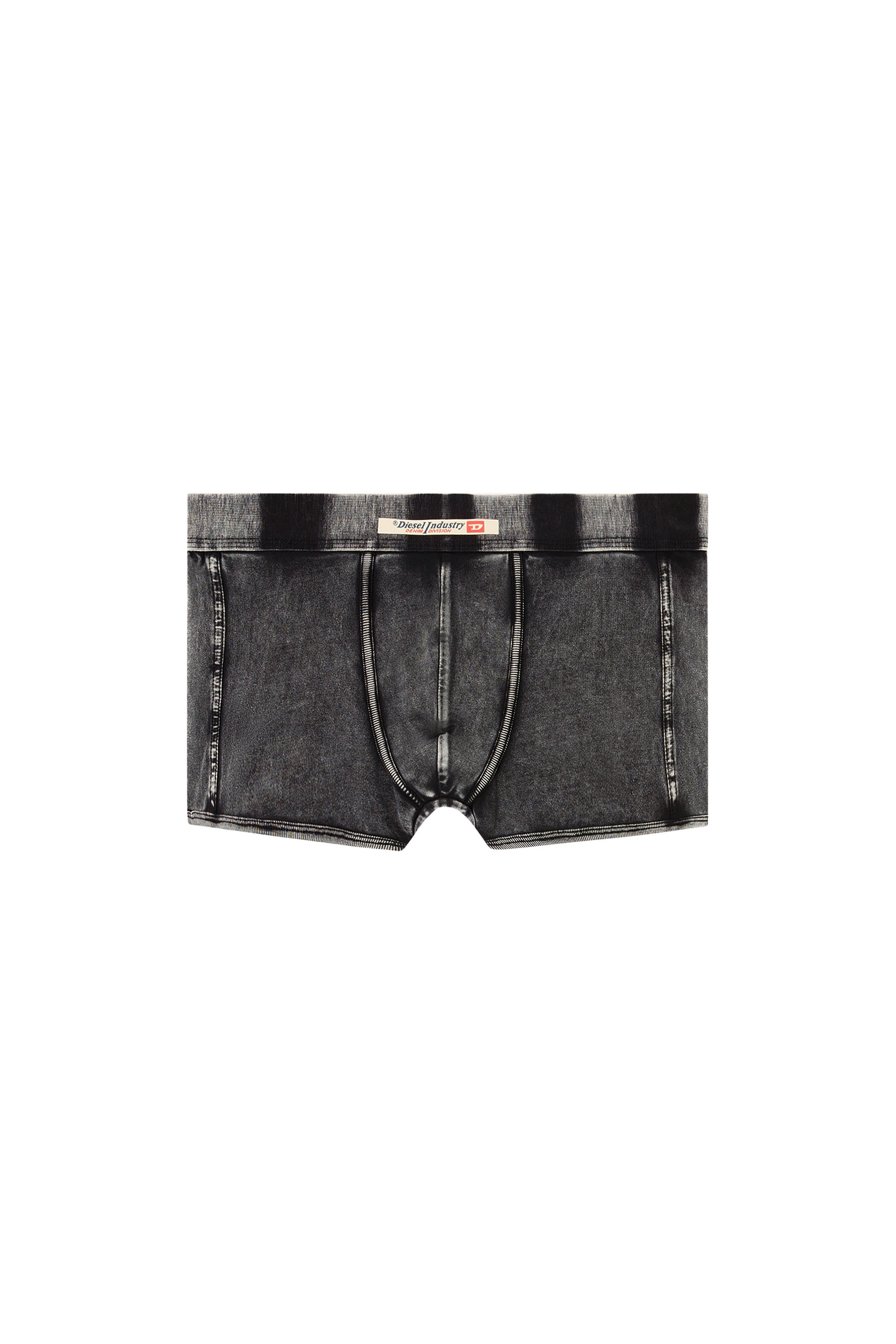 Diesel - DAMIEN-DNM, Man's Denim-effect boxer briefs in Black - 2