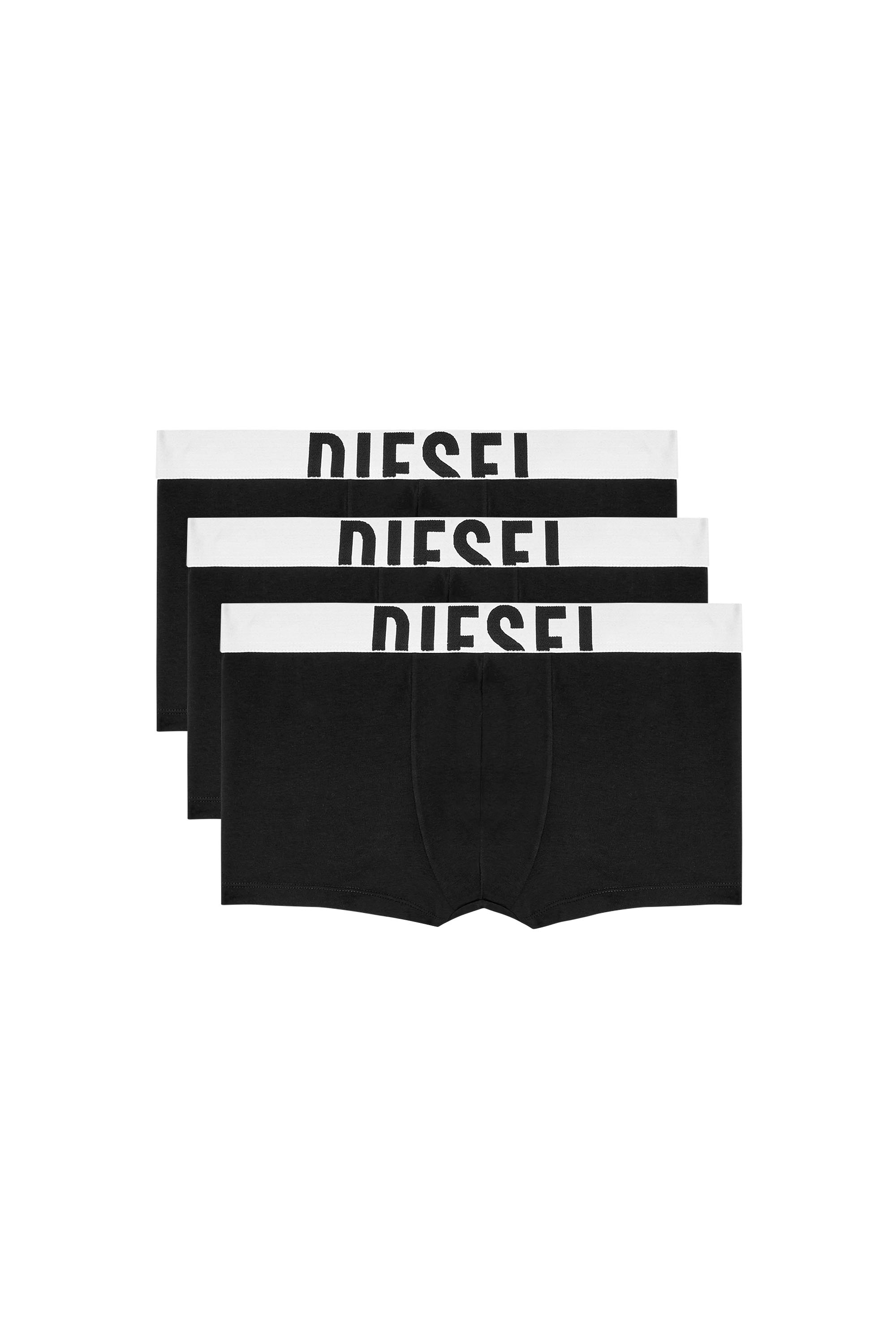 Diesel - DAMIEN-D-POP-3PACK-40, Man's Three-pack boxer briefs in stretch cotton in Multicolor/Black - 1