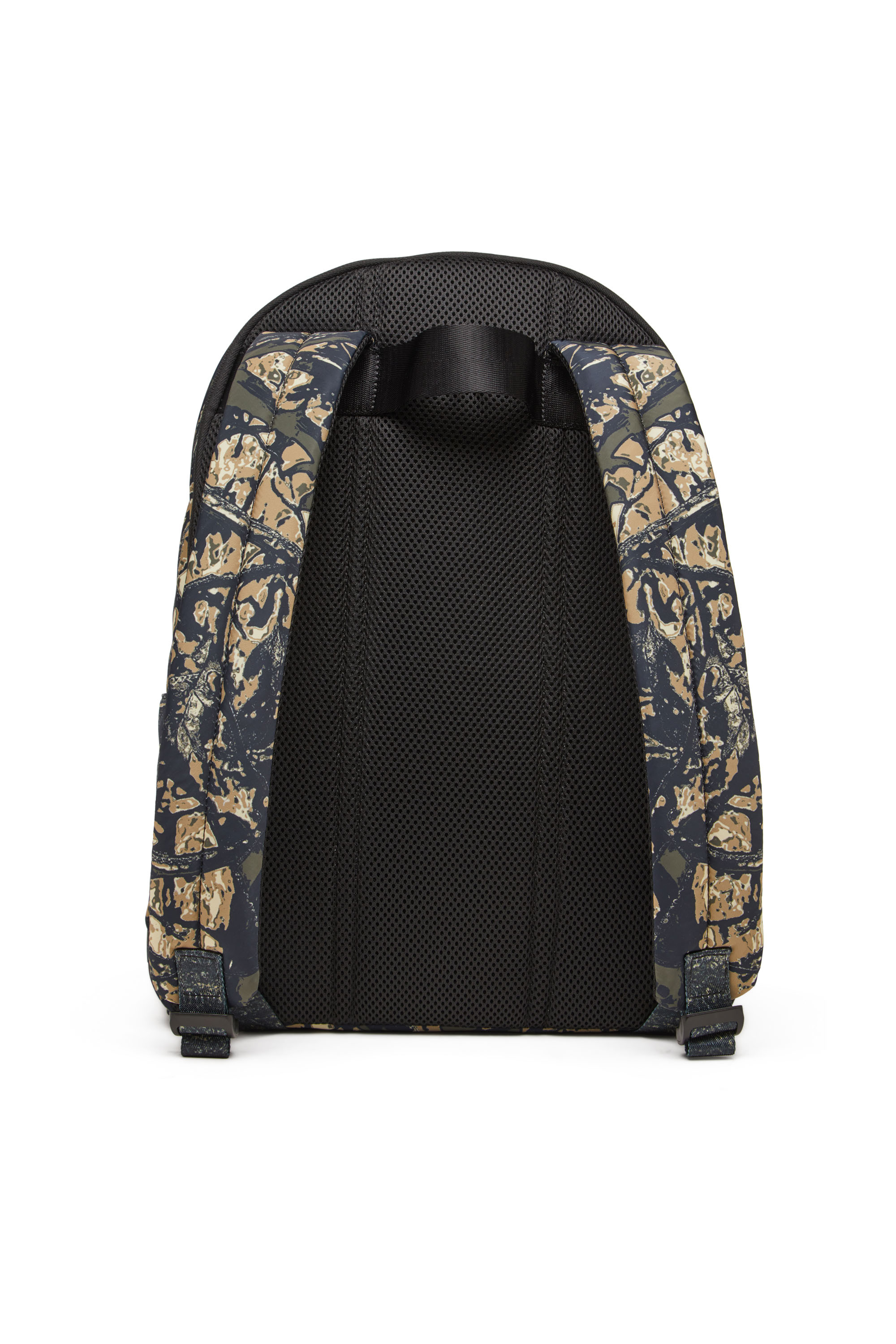 Diesel - D-PACK BACKPACK X, Unisex's Backpack in camo-print fabric in Military Green - 3