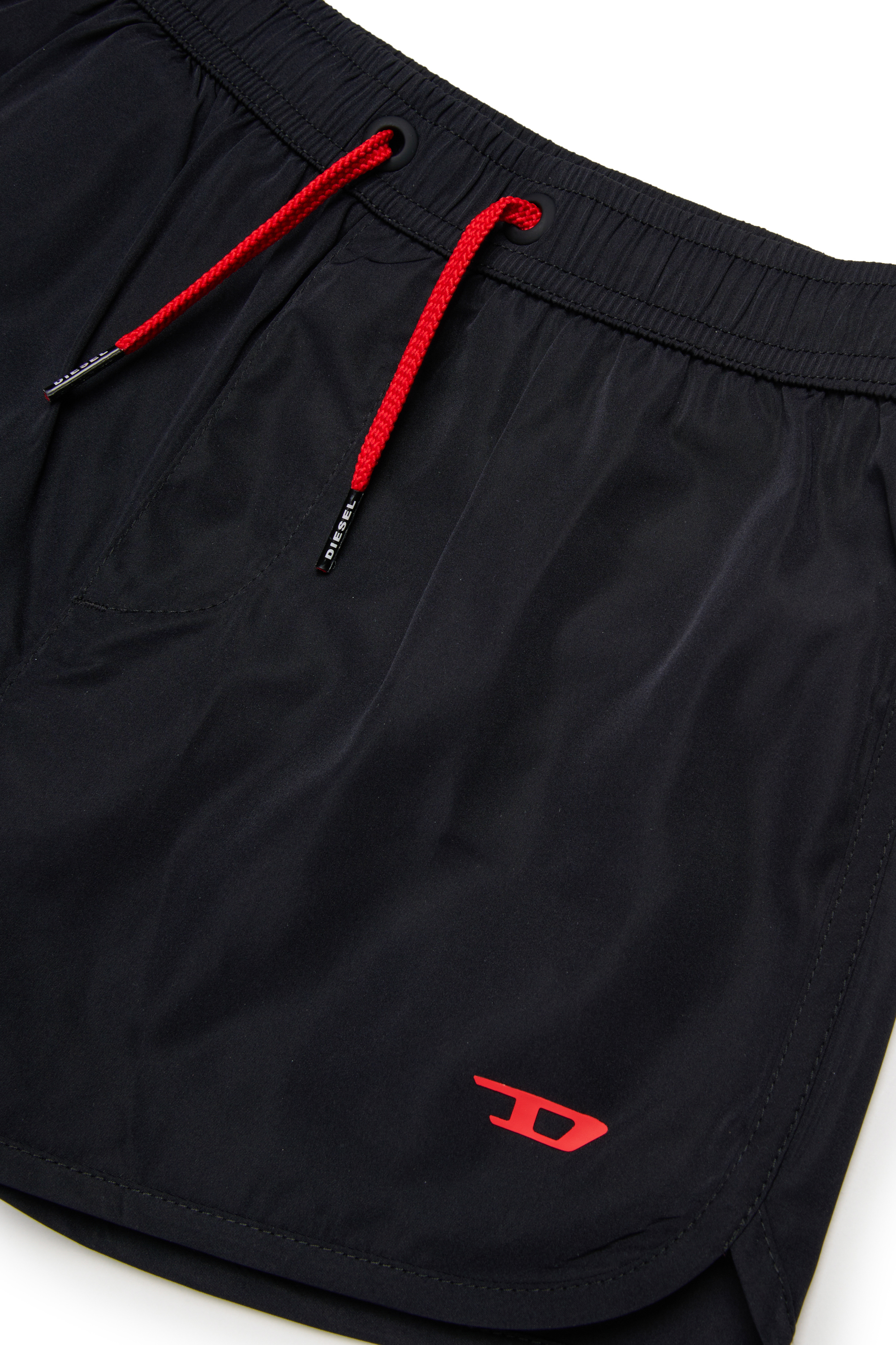 Diesel - MIARD, Man's Swim shorts with contrasting D in Black - 3