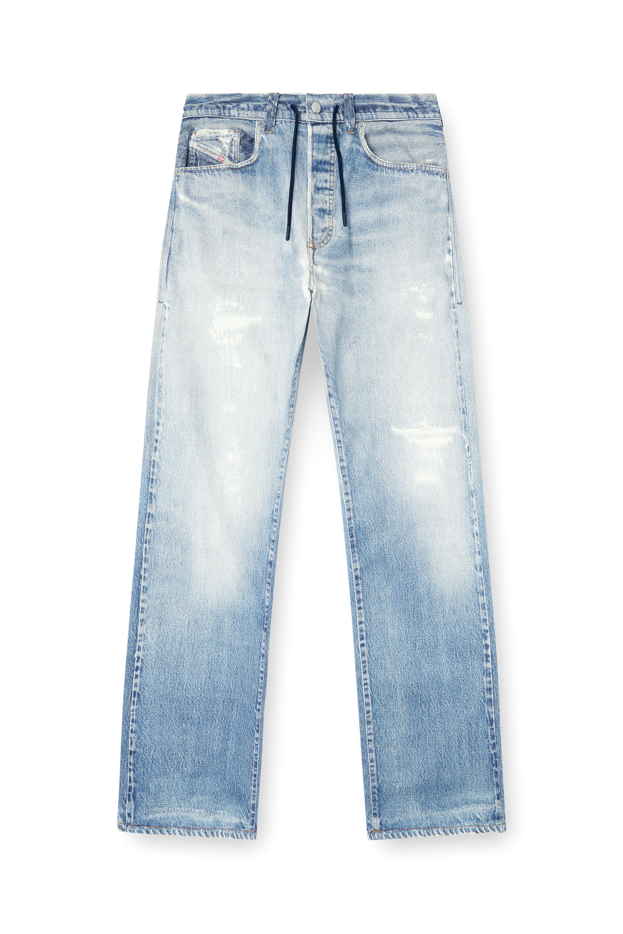 Diesel - Man's Relaxed 2080 D-Reel Joggjeans® 068RX, Light Blue - 3