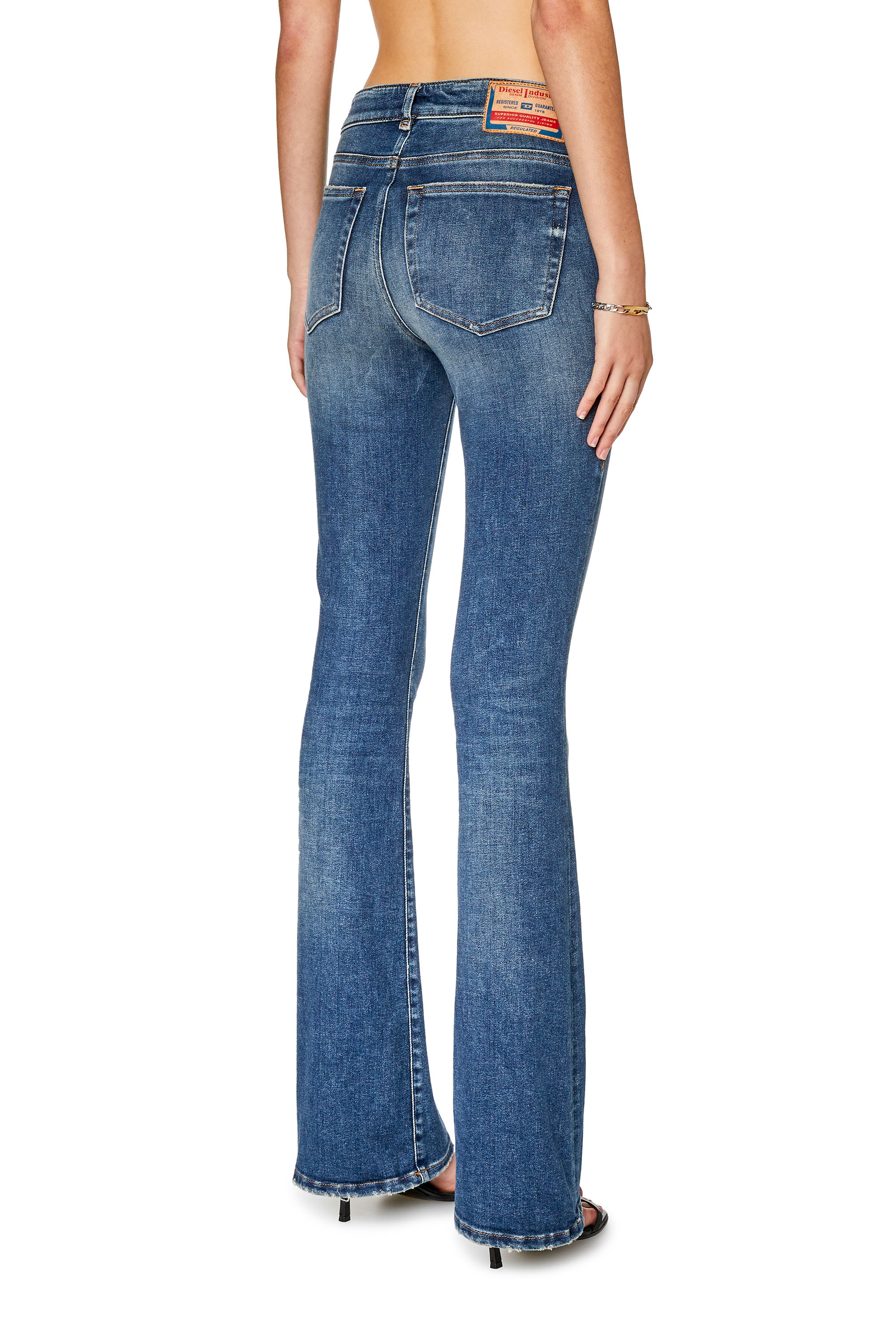 Diesel - Bootcut and Flare Jeans 1969 D-Ebbey 09G71, Dark Blue - Image 3