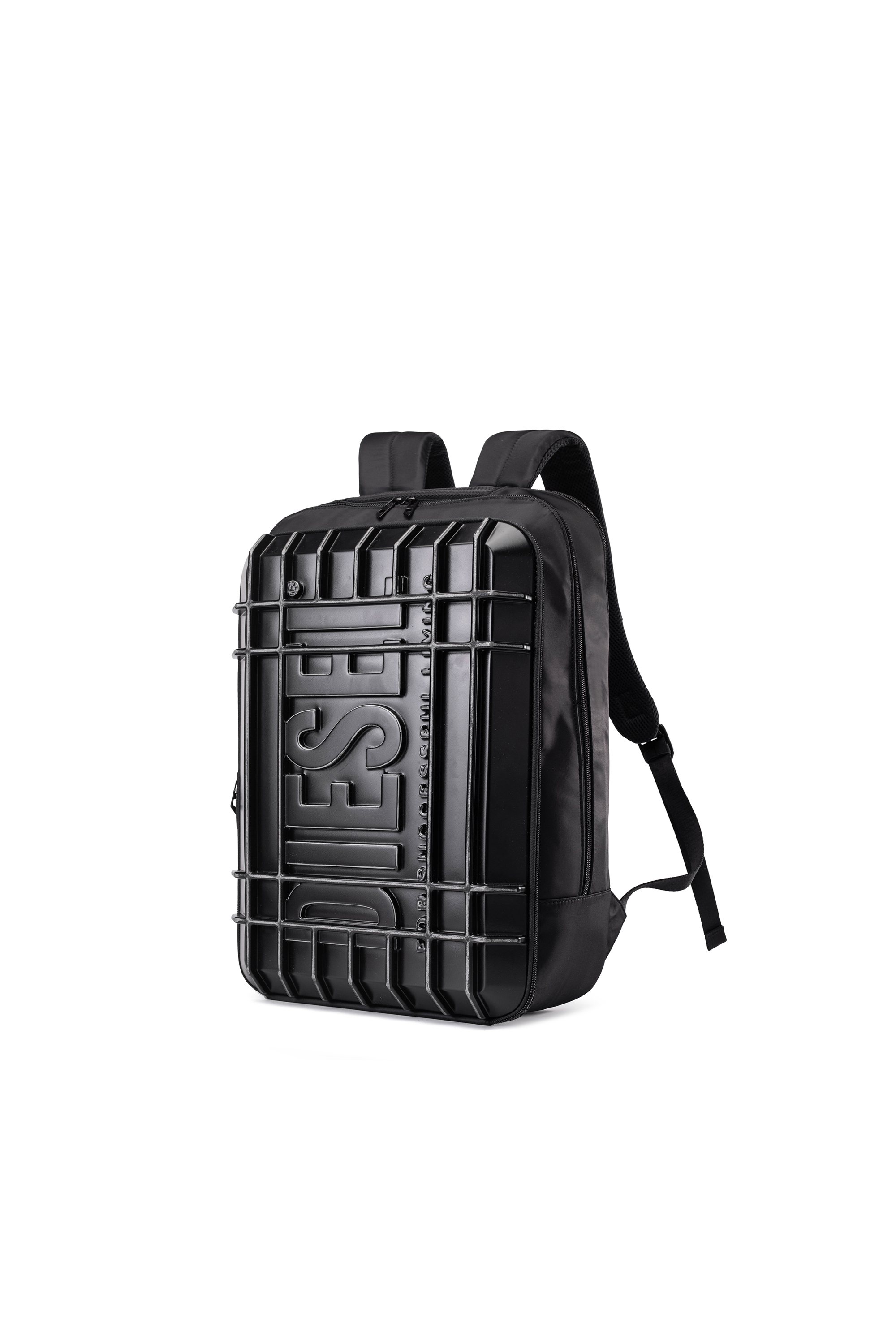 Diesel - DIESEL PC STRONG IMAGE BACKPACK- DSB005, Unisex's Rugged travel backpack in Black - 3