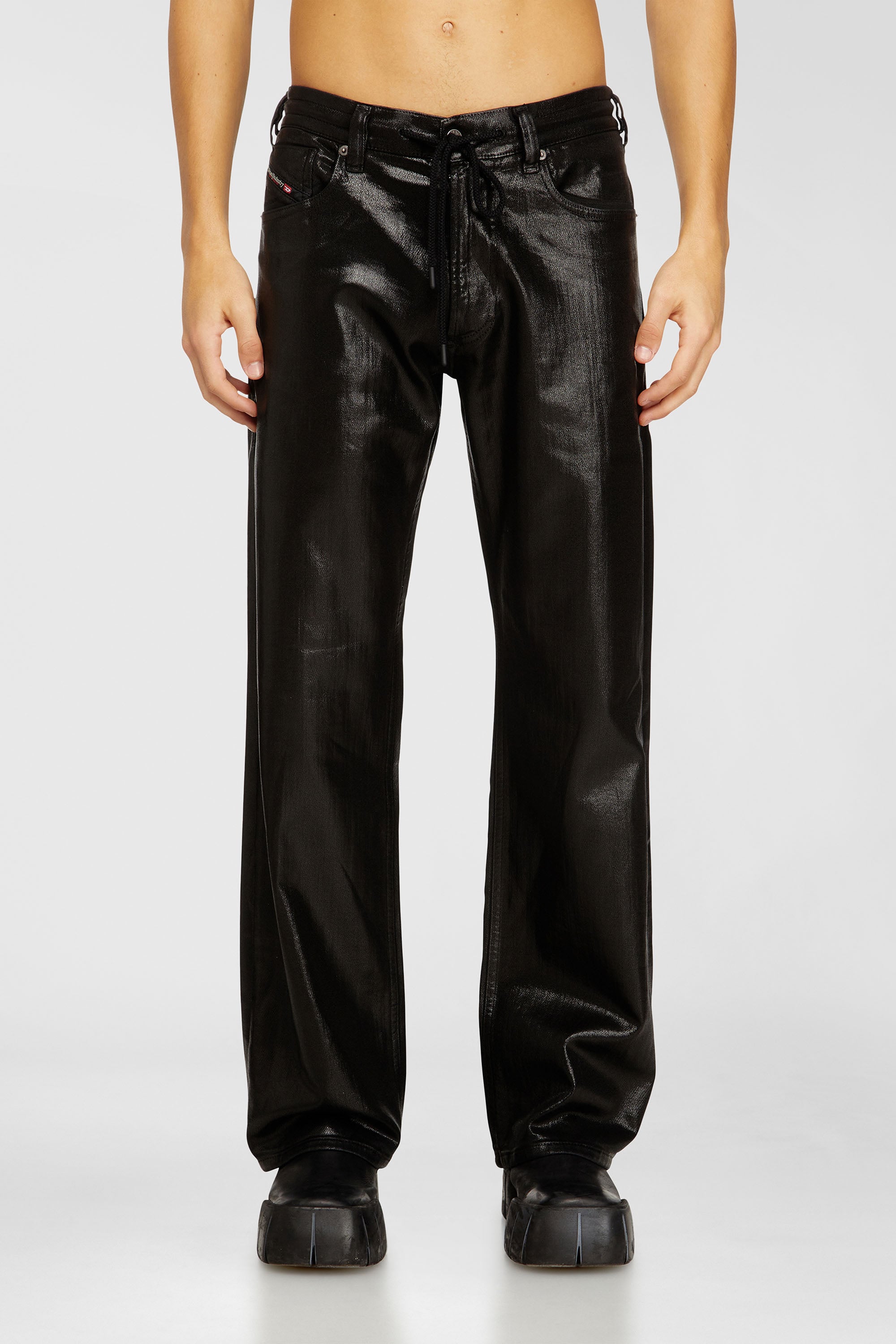 Diesel - Man's Relaxed 2080 D-Reel Joggjeans&reg; 068VD, Black/Dark grey - 1