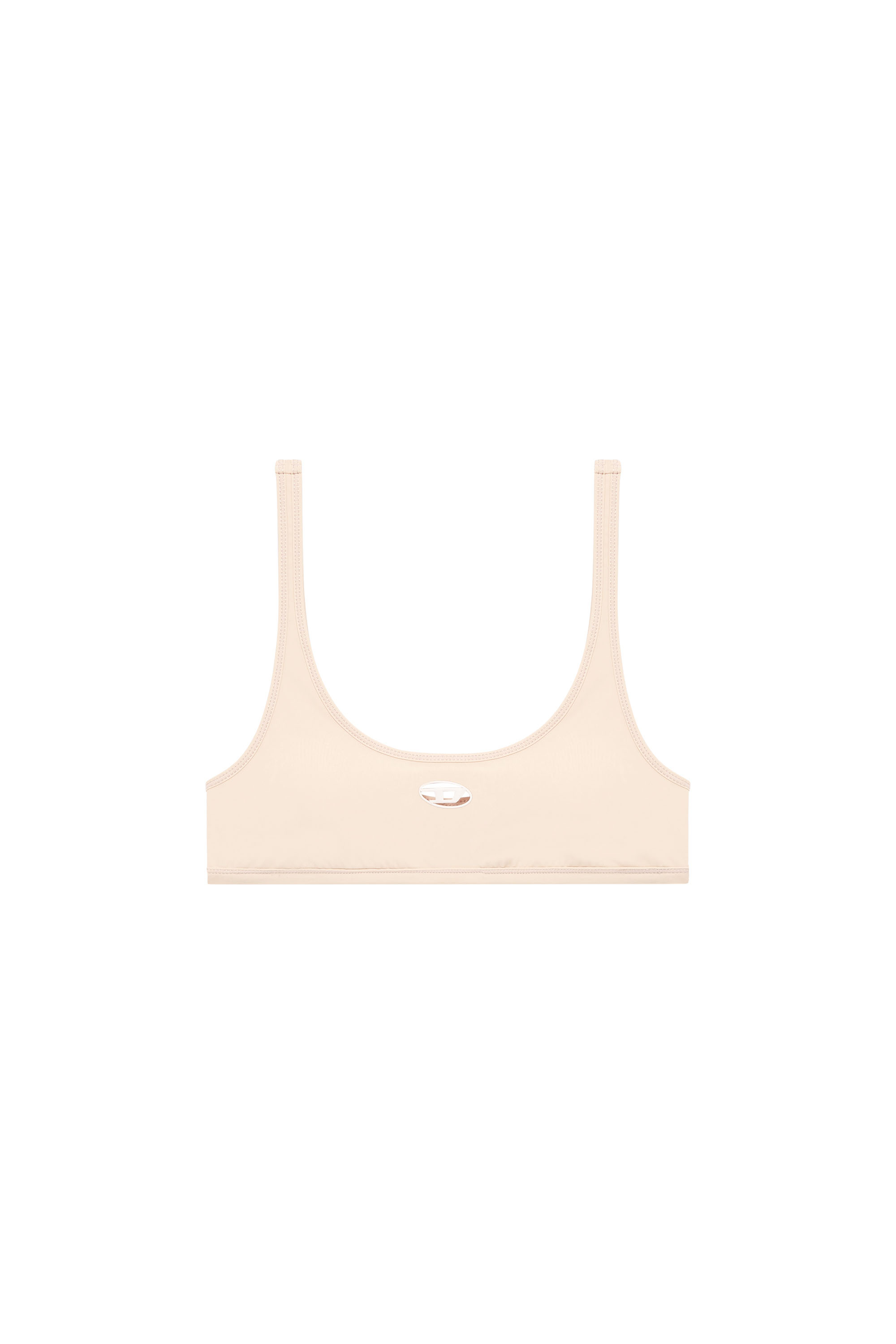 Diesel - CHELSEA-UTLT, Woman's Sports bra with cut-out logo in Nude - 2