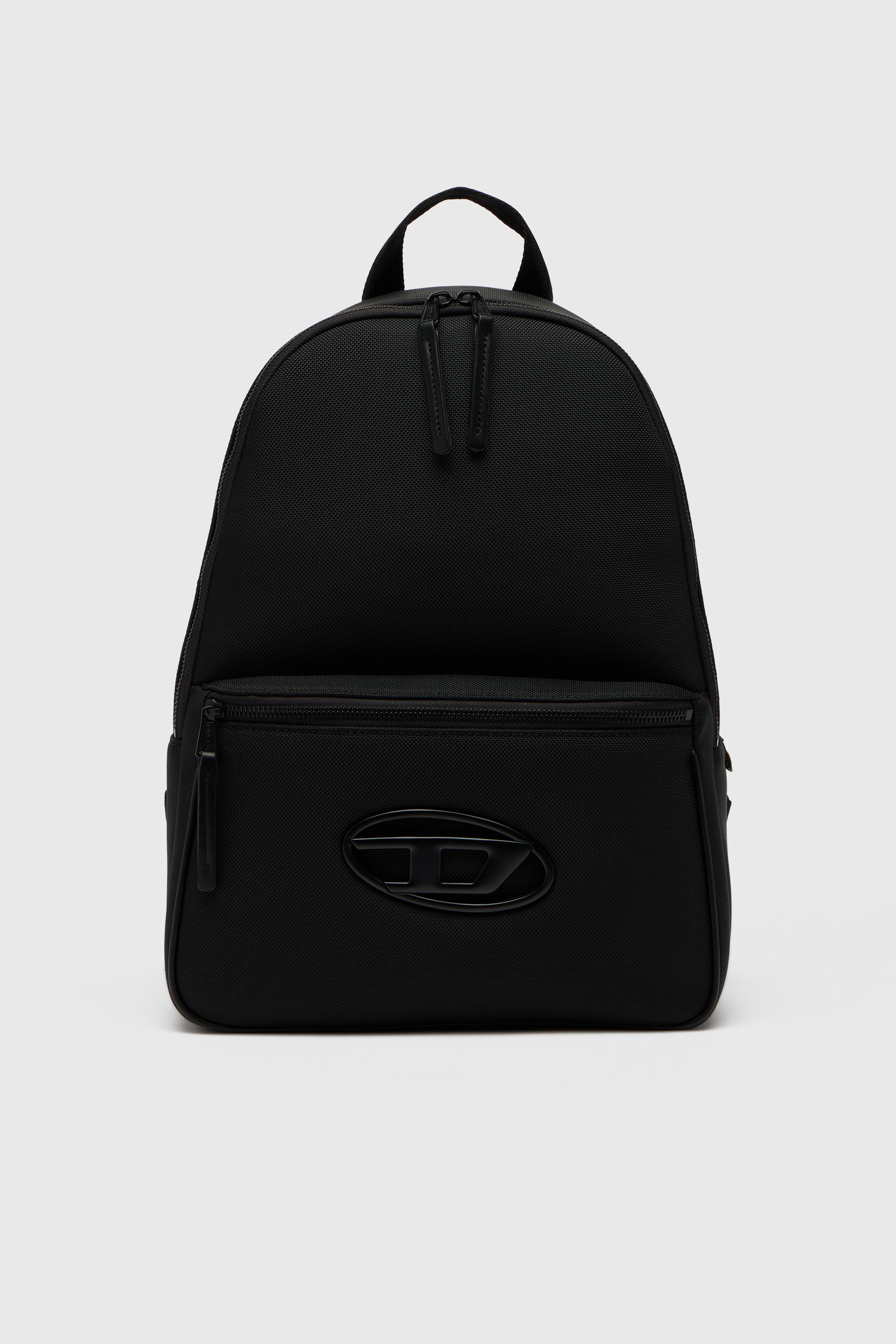 Diesel - HOLI-D BACKPACK M, Unisex's Holi-D - Backpack in nylon with Oval D logo in Black - 2