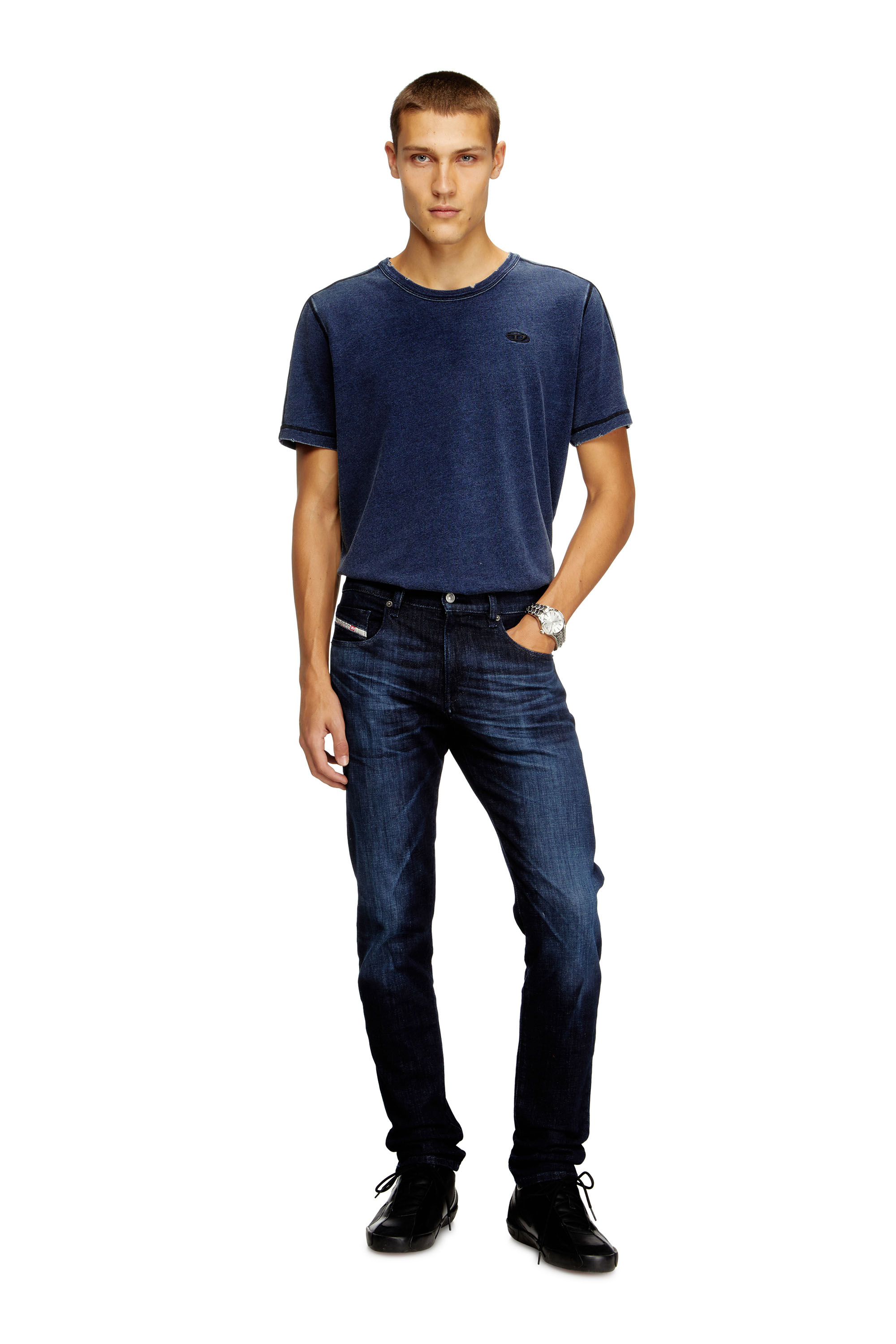 Diesel - Man's Slim Jeans 2019 D-Strukt 0ADBL, Dark Blue - 1