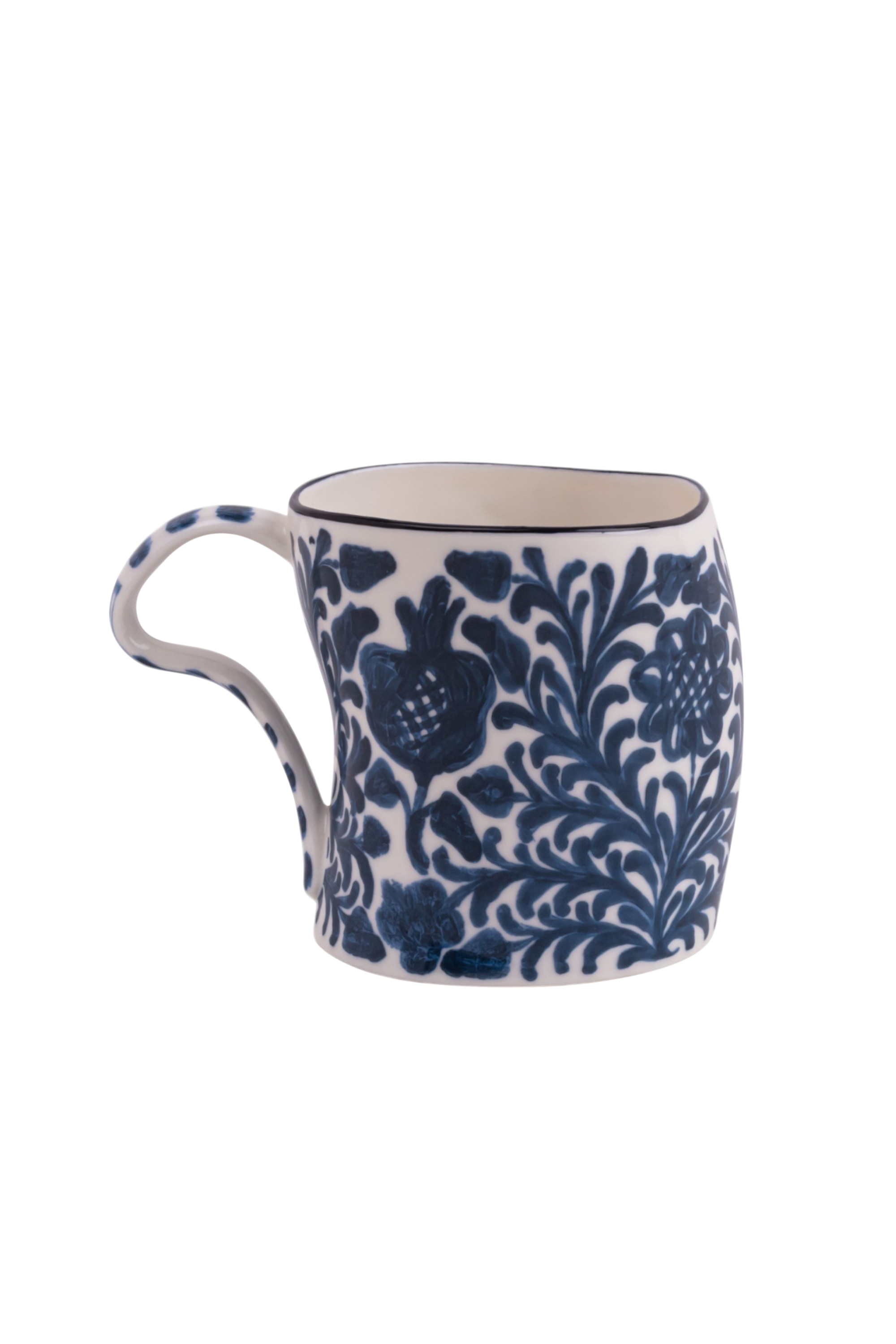 Diesel - 11267 PORCELAIN MUG "CLASSIC ON ACID" -, Unisex's Porcelain mug in White/Blue - 5