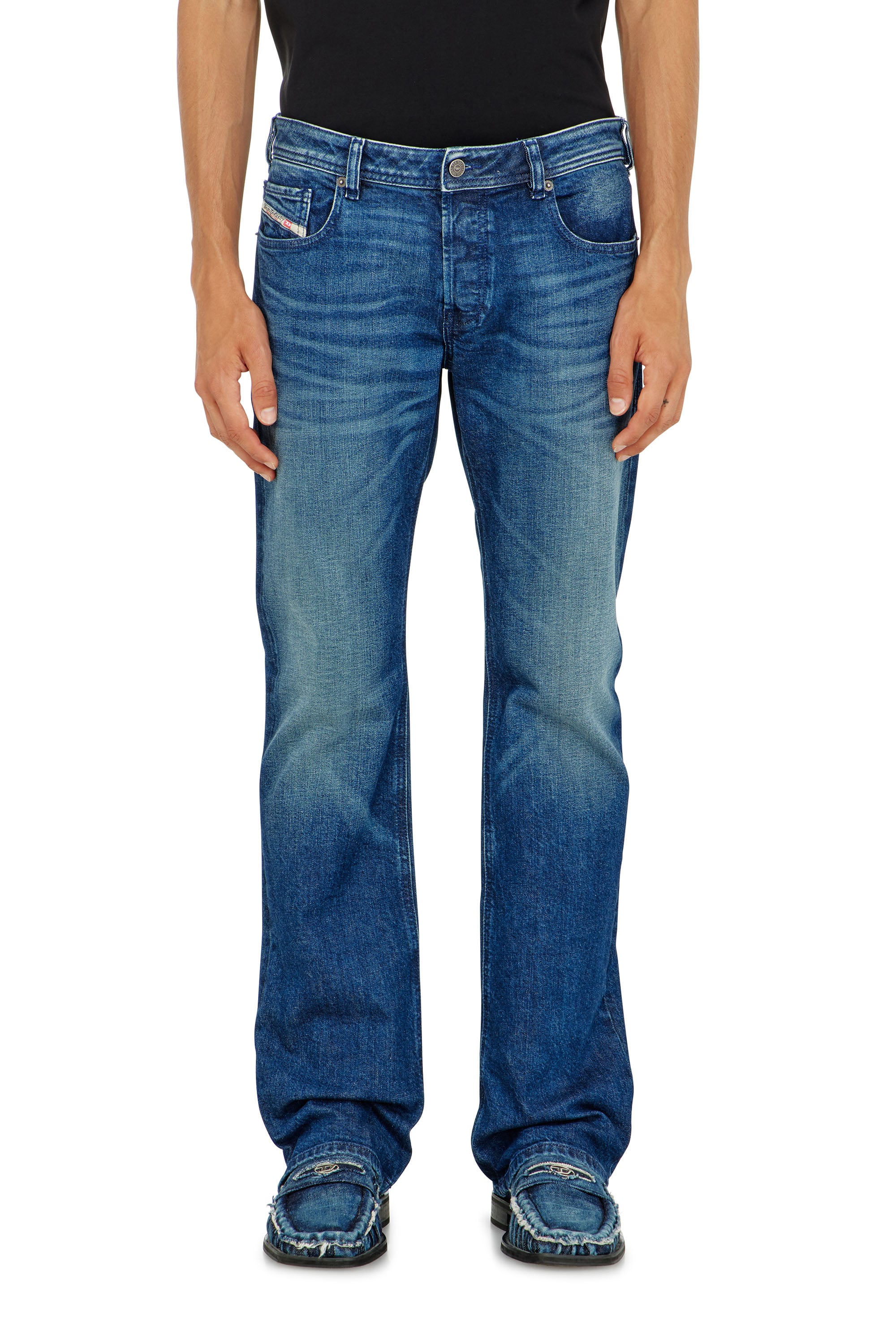 Diesel - Man's Bootcut Jeans 2007 Zatiny 09L51, Dark Blue - 2