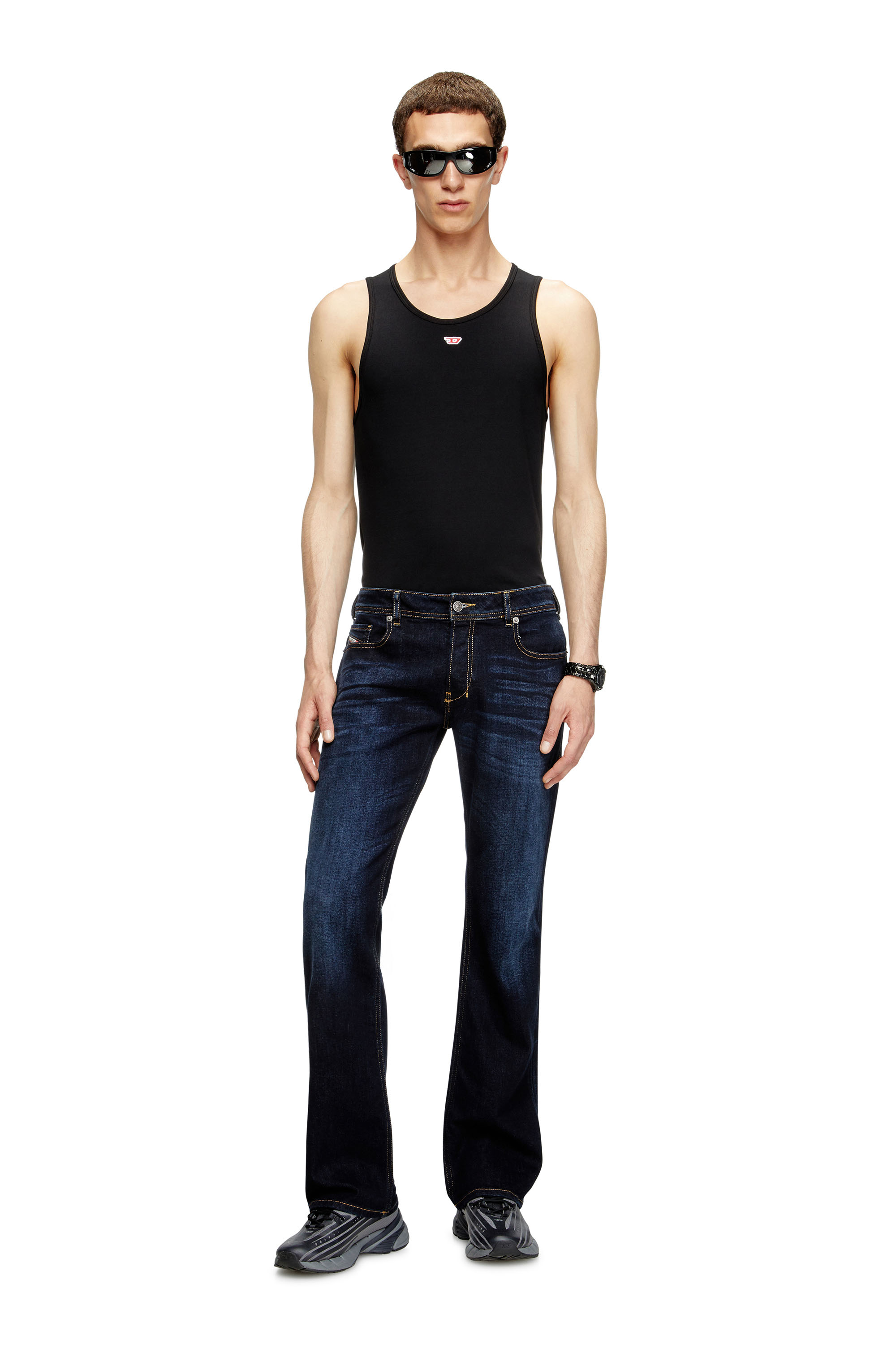 Diesel - Man's Bootcut Jeans 2007 Zatiny 009ZS, Dark Blue - 2