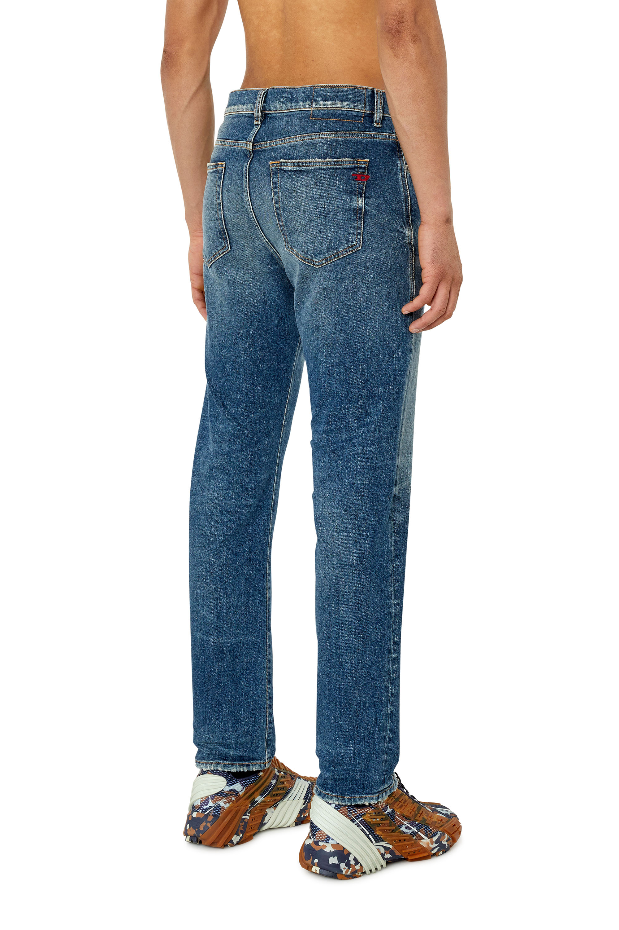 Diesel - Man Straight Jeans 2020 D-Viker 007L1, Medium blue - Image 3