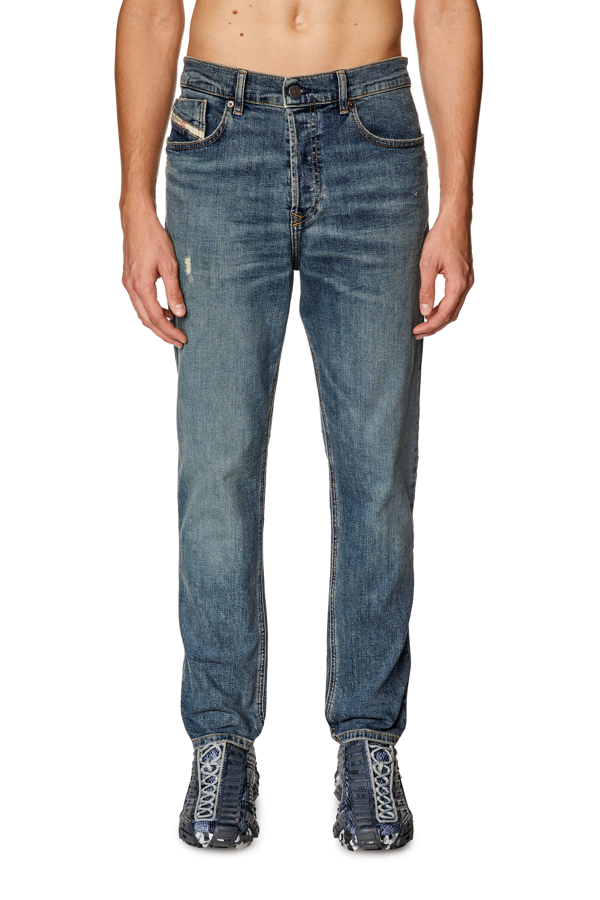 Diesel - Man Tapered Jeans 2005 D-Fining 0DQAC, Medium blue - Image 1
