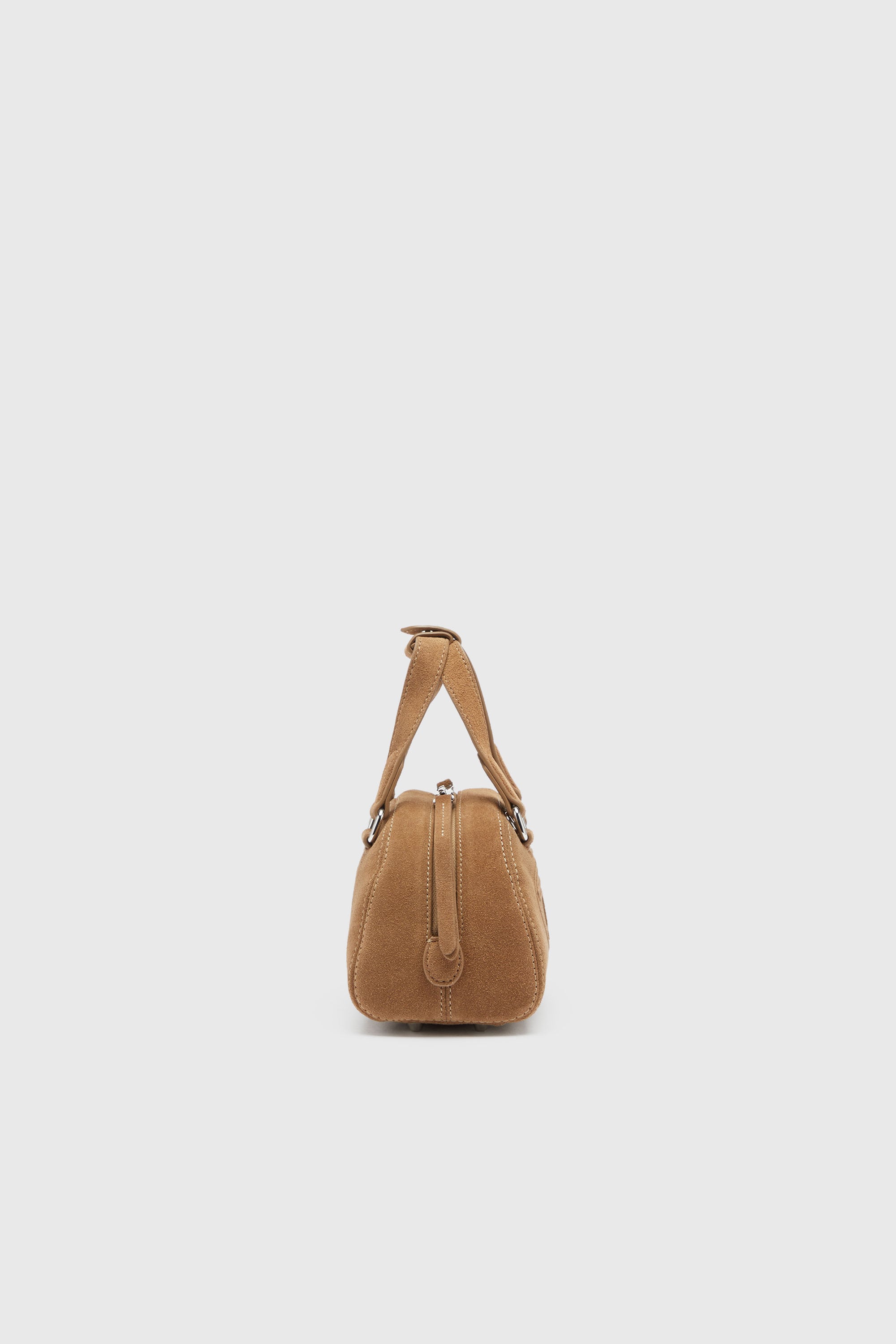 Diesel - 1DR DOME CROSSBODY, Unisex's 1DR Dome-Suede small bowling bag in Beige - 2