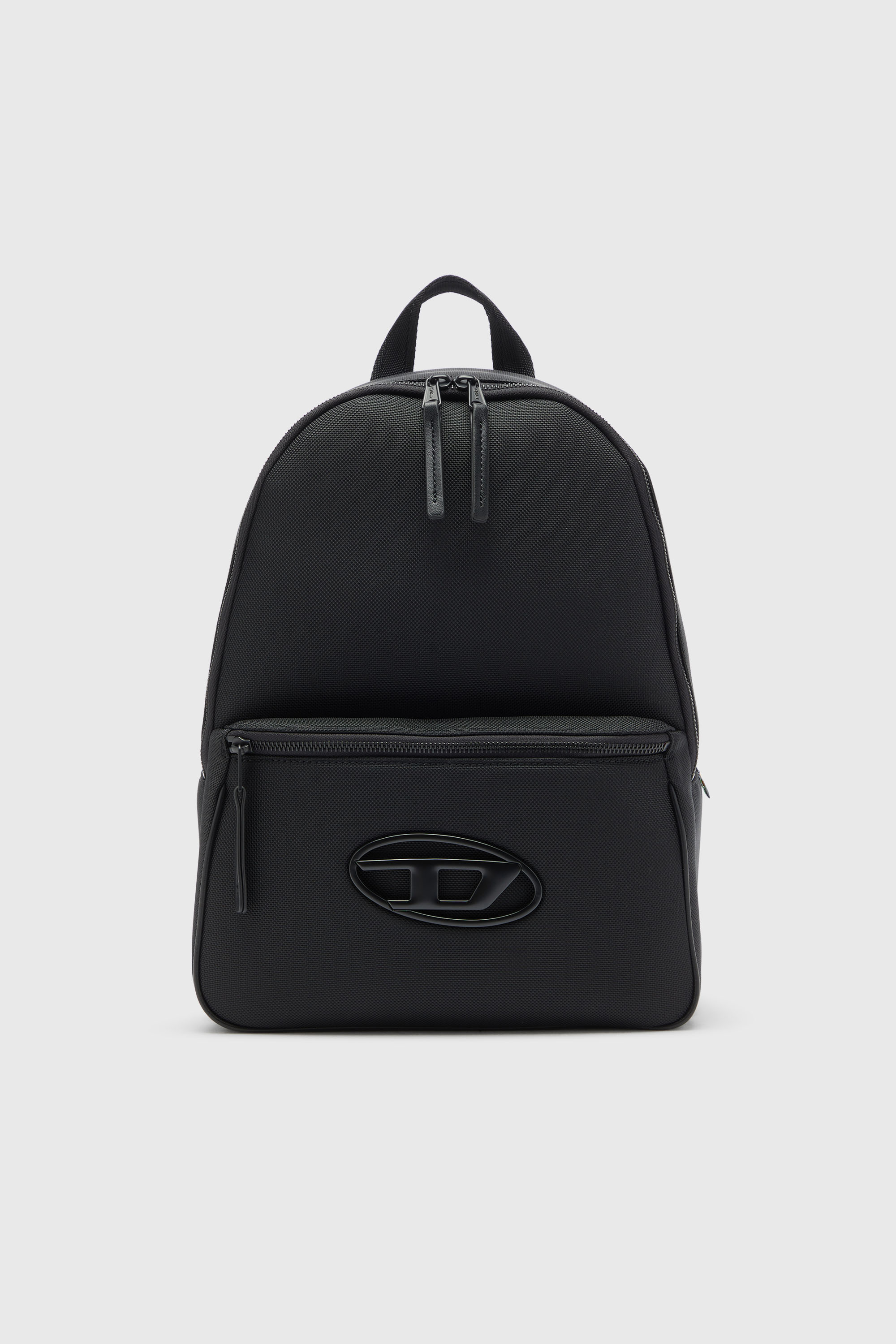 Diesel - HOLI-D BACKPACK M, Unisex's Holi-D - Backpack in nylon with Oval D logo in Black - 1