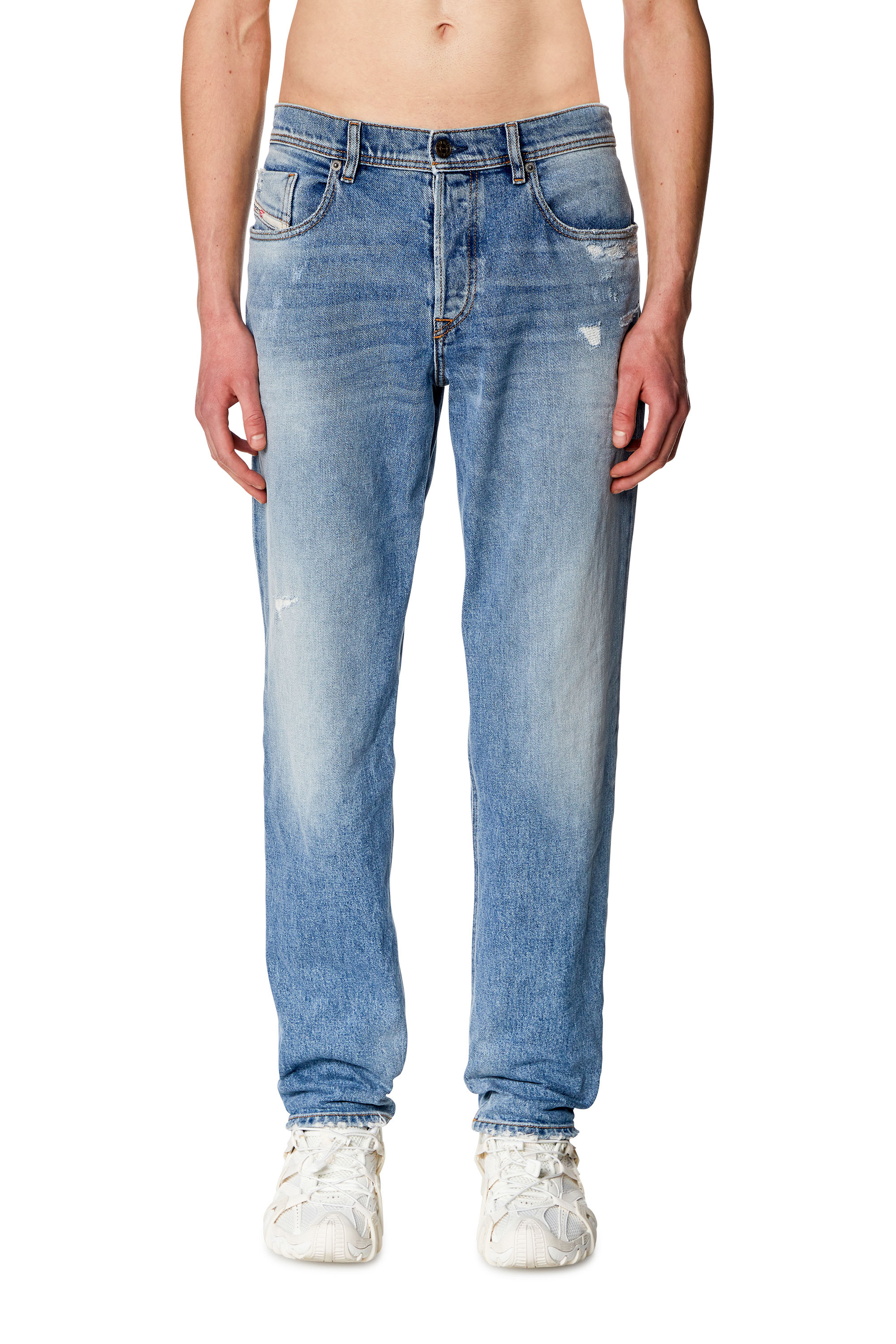 Diesel - Man Tapered Jeans 2023 D-Finitive 09H46, Light Blue - Image 1