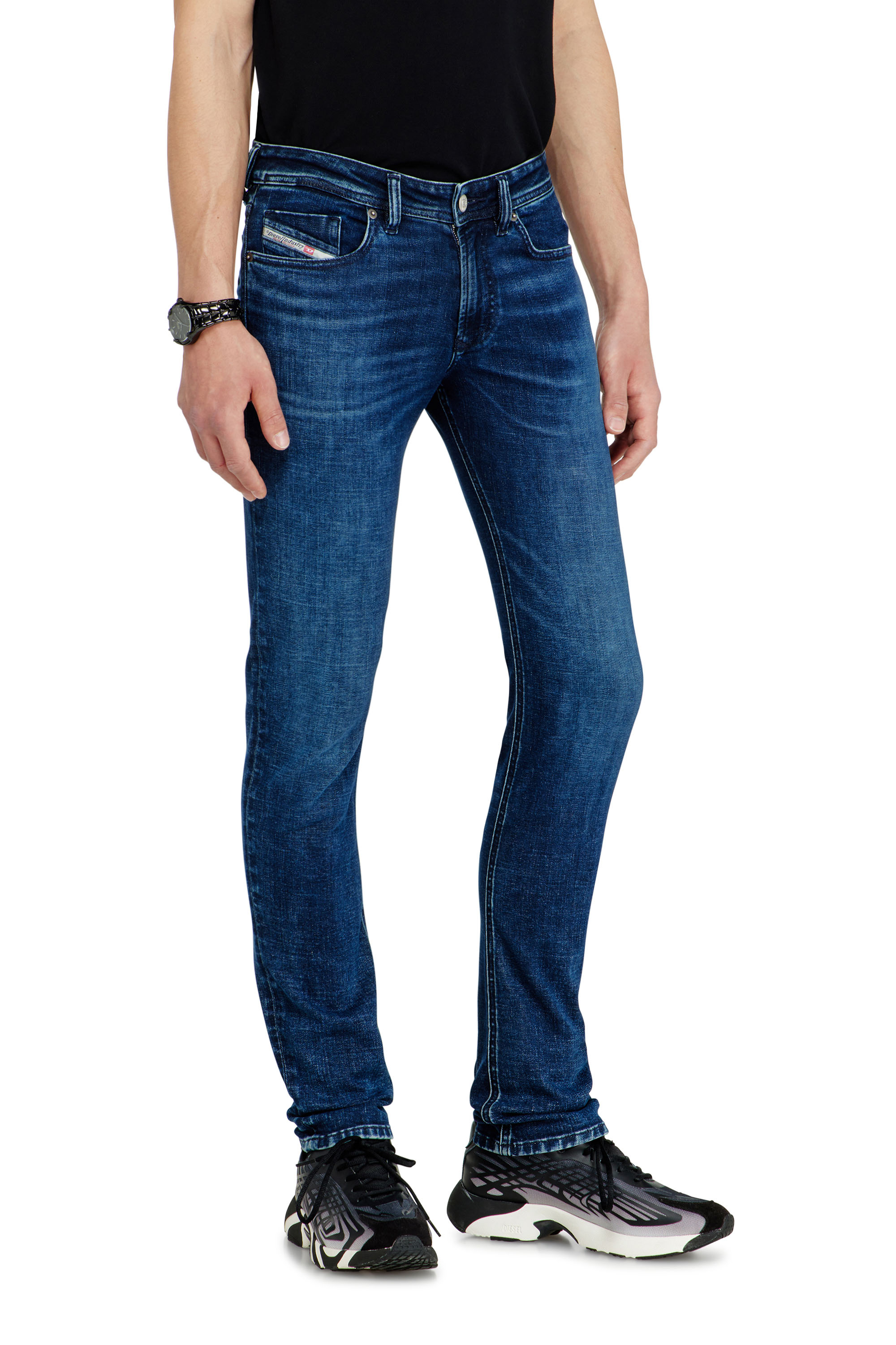 Diesel - Man's Skinny Jeans 1979 Sleenker 0KBBD, Dark Blue - 7