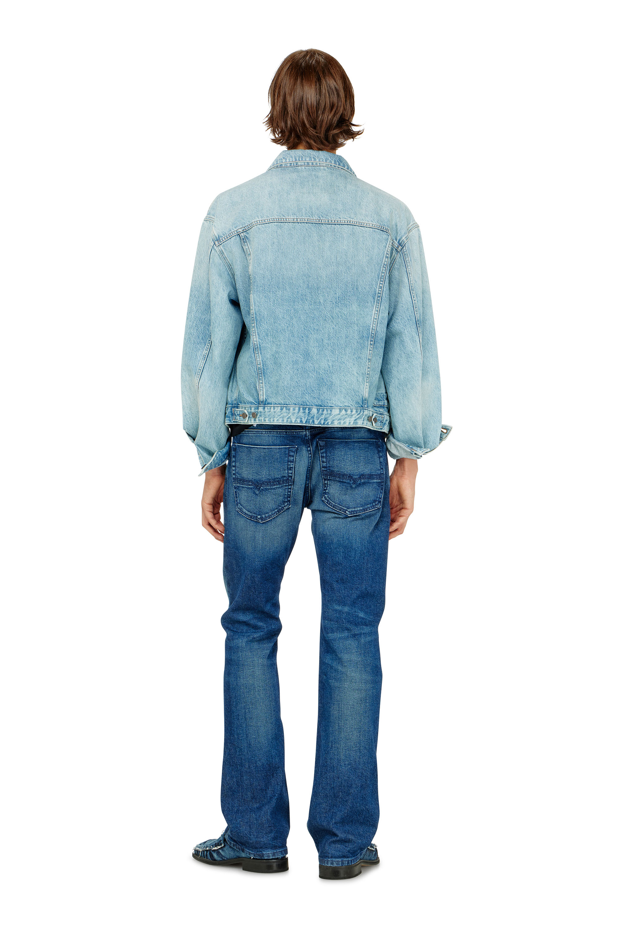 Diesel - Man's Bootcut Jeans 2007 Zatiny 09L51, Dark Blue - 4