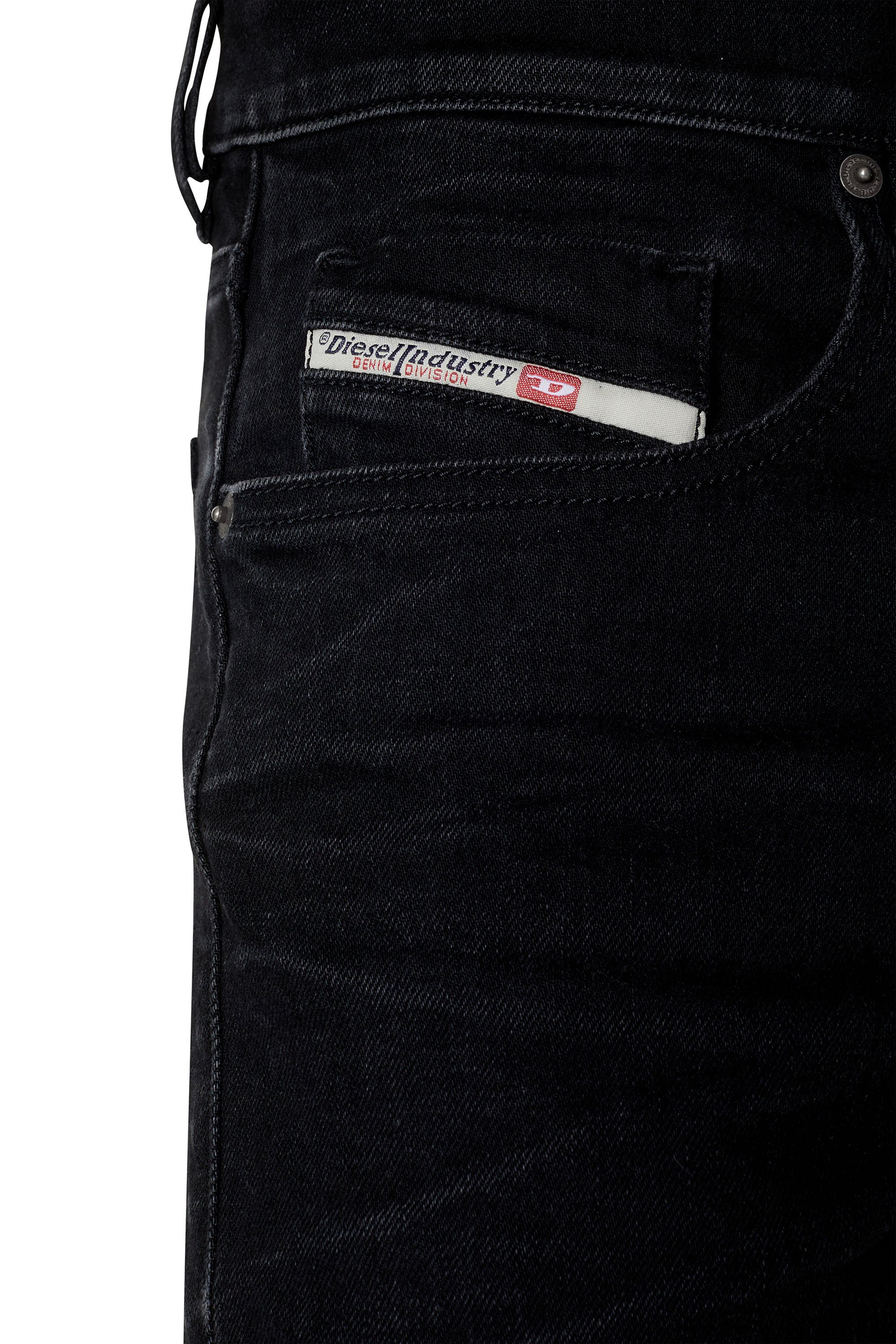 Diesel - Man Slim Jeans 2019 D-Strukt 09D48, Black/Dark grey - Image 5