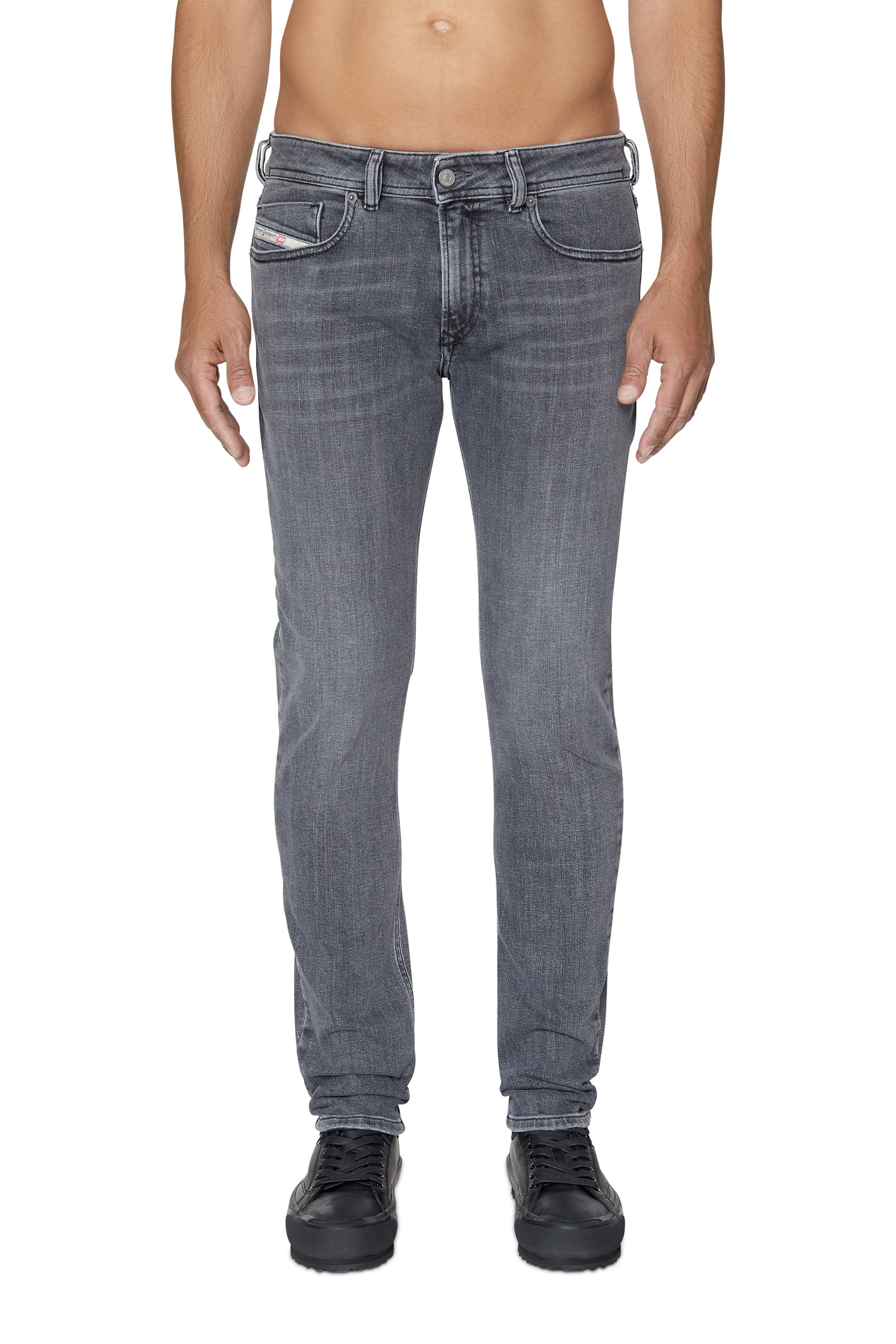 Diesel - Skinny Jeans 1979 Sleenker 09B97, Black/Dark grey - Image 1