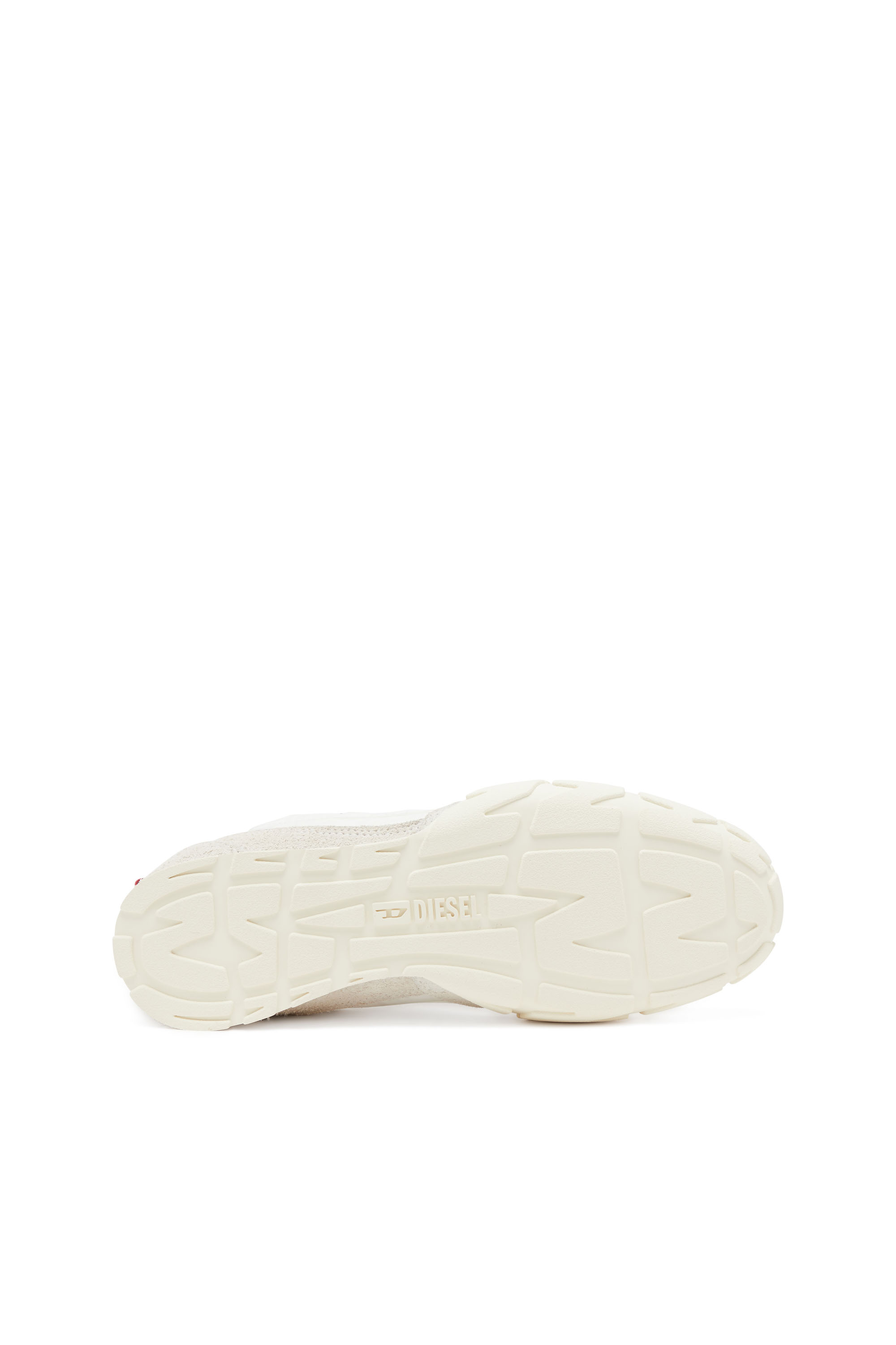 Diesel - S-PAGODHA LOW, Man's S-Pagodha-Sneakers in leather, suede and ripstop in White/Red - 5