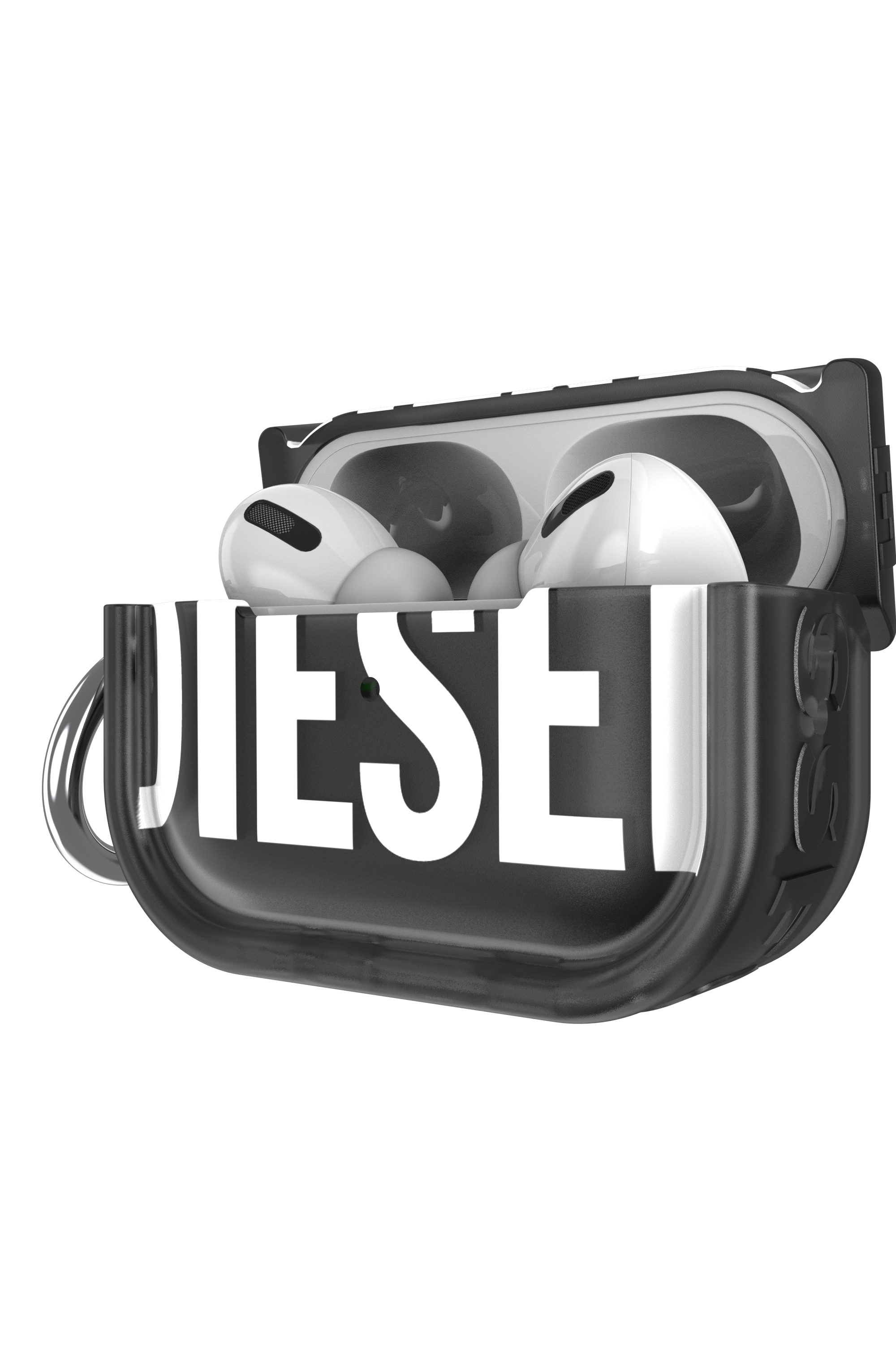 Diesel - 60451  AIRPODS CASE, Unisex's Biscotto bumper case for Airpods Pro / Pro 2 in Black - 3