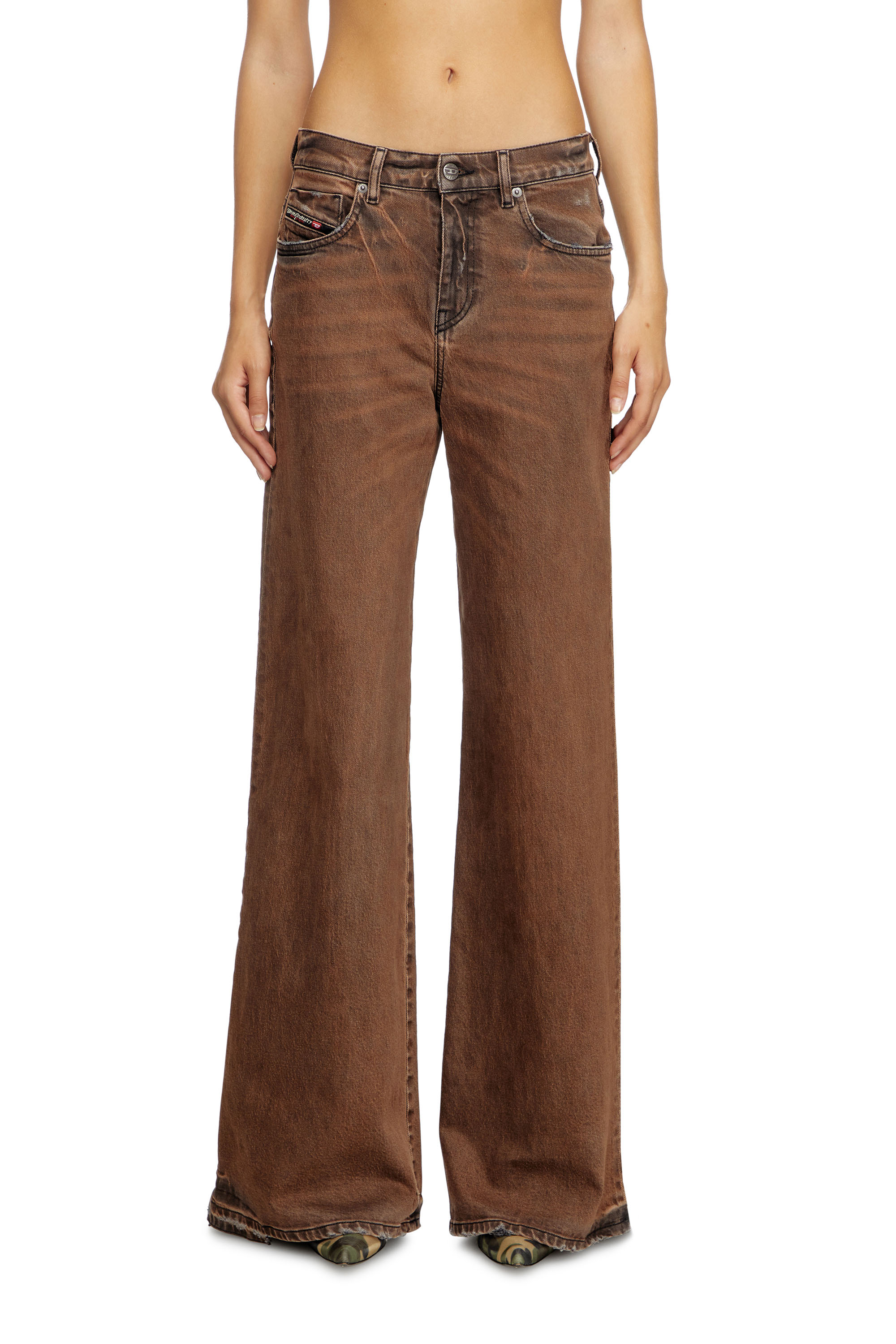 Diesel - Woman's Flare Jeans 1978 D-Akemi 09L24, Brown - 2