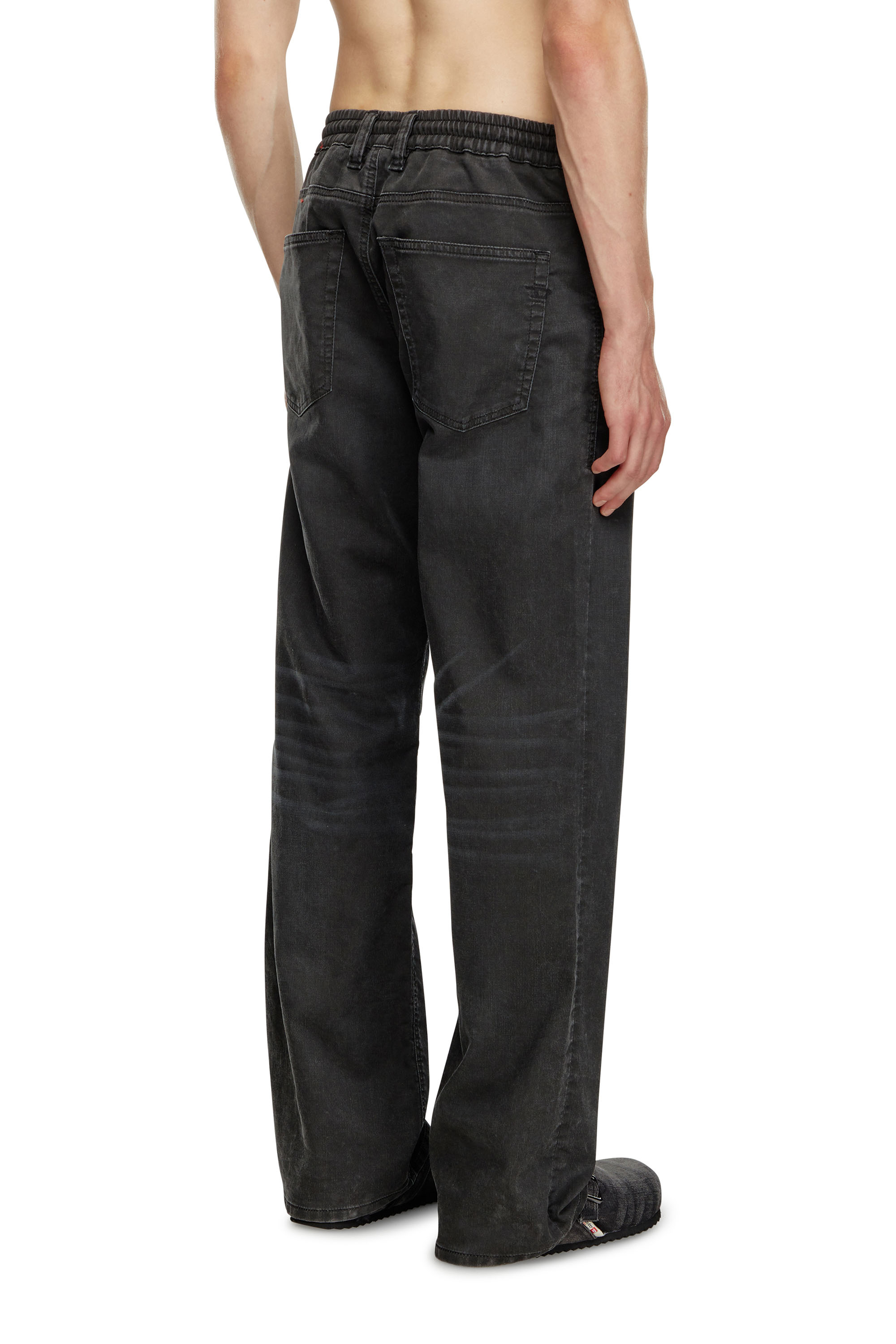 Diesel - Man's Relaxed 2080 D-Reel Joggjeans® 09J75, Black/Dark grey - 2