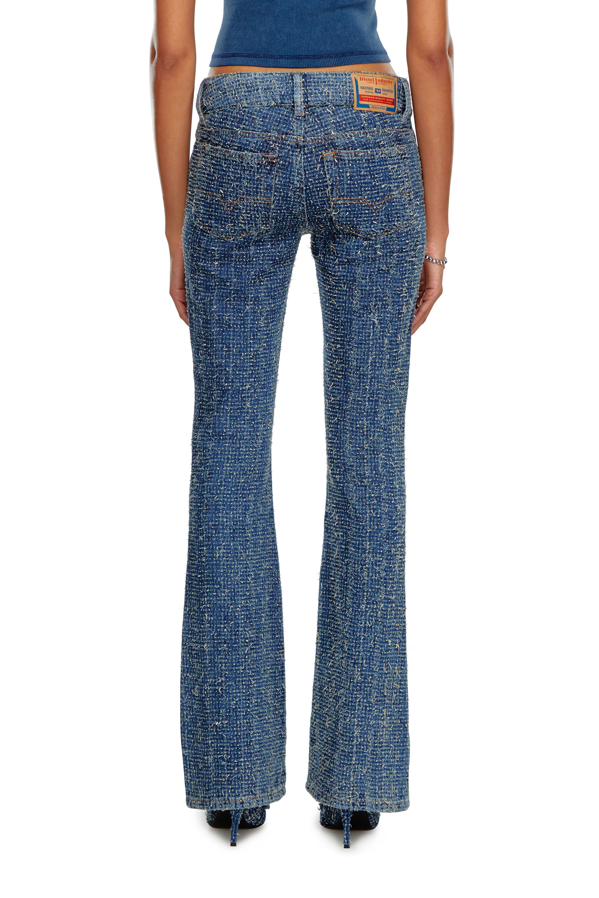 Diesel - Woman's Bootcut and Flare Jeans D-Ebush 0PGAH, Medium blue - 3