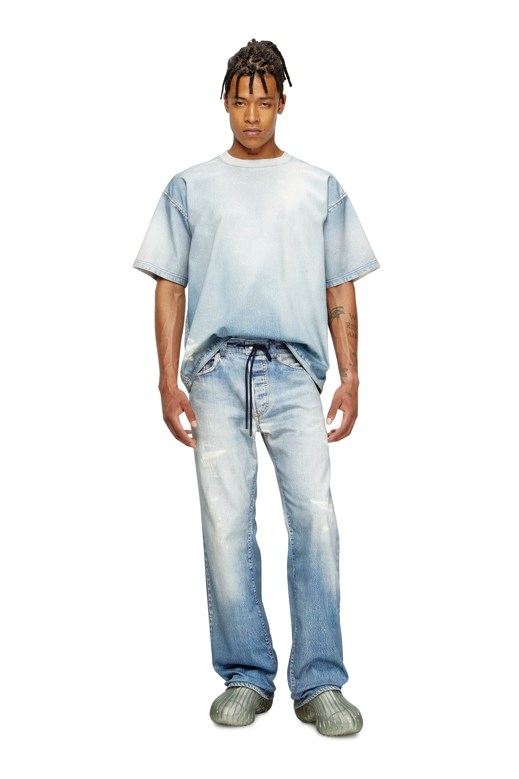 Diesel - MELISSA QUANTUM SNEAKERS X, Unisex's Slip-on sneaker in Melflex® in Light Grey - 8