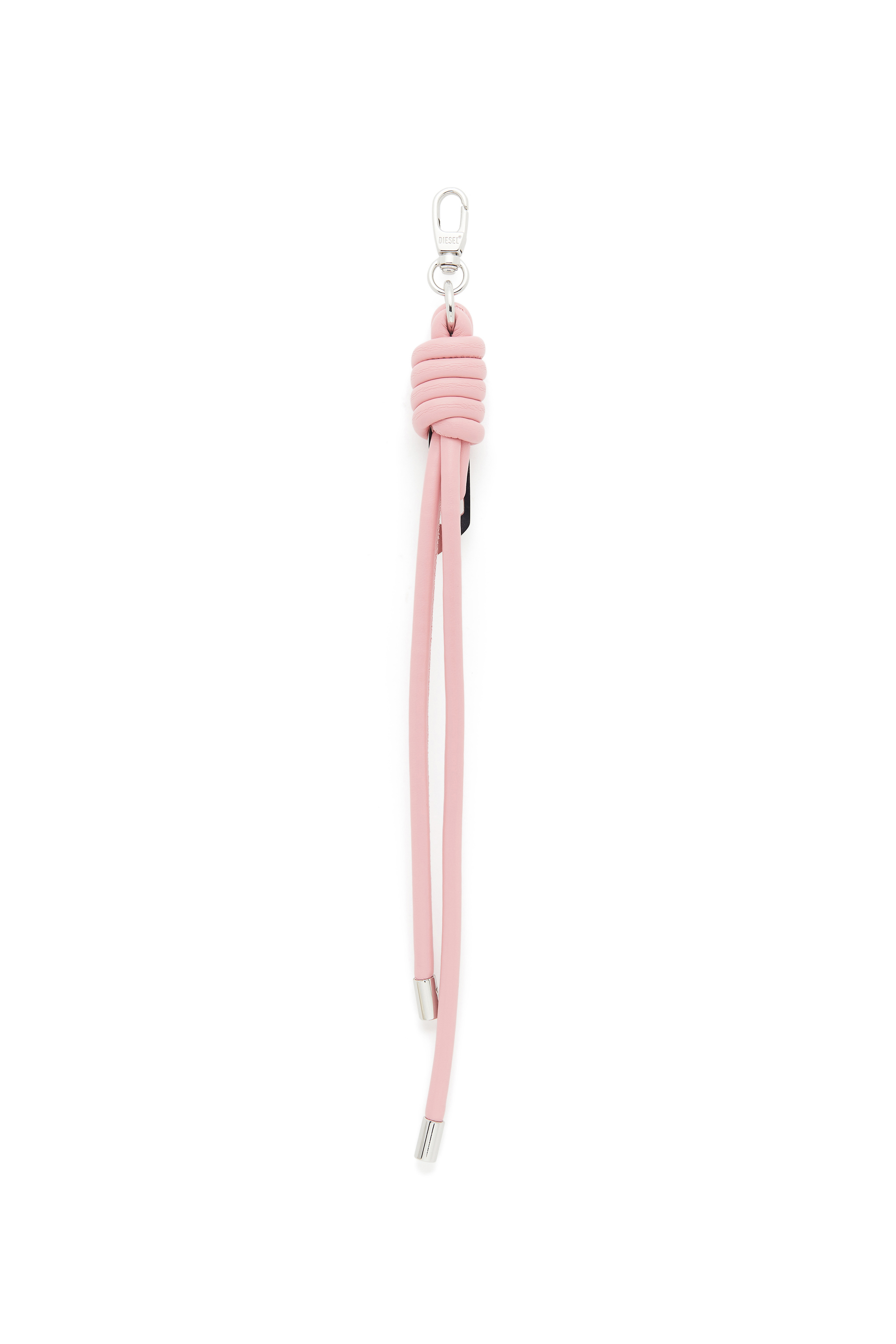 Diesel - ROPE I, Unisex's Knotted-straps charm in metal and PU in Pink - 2