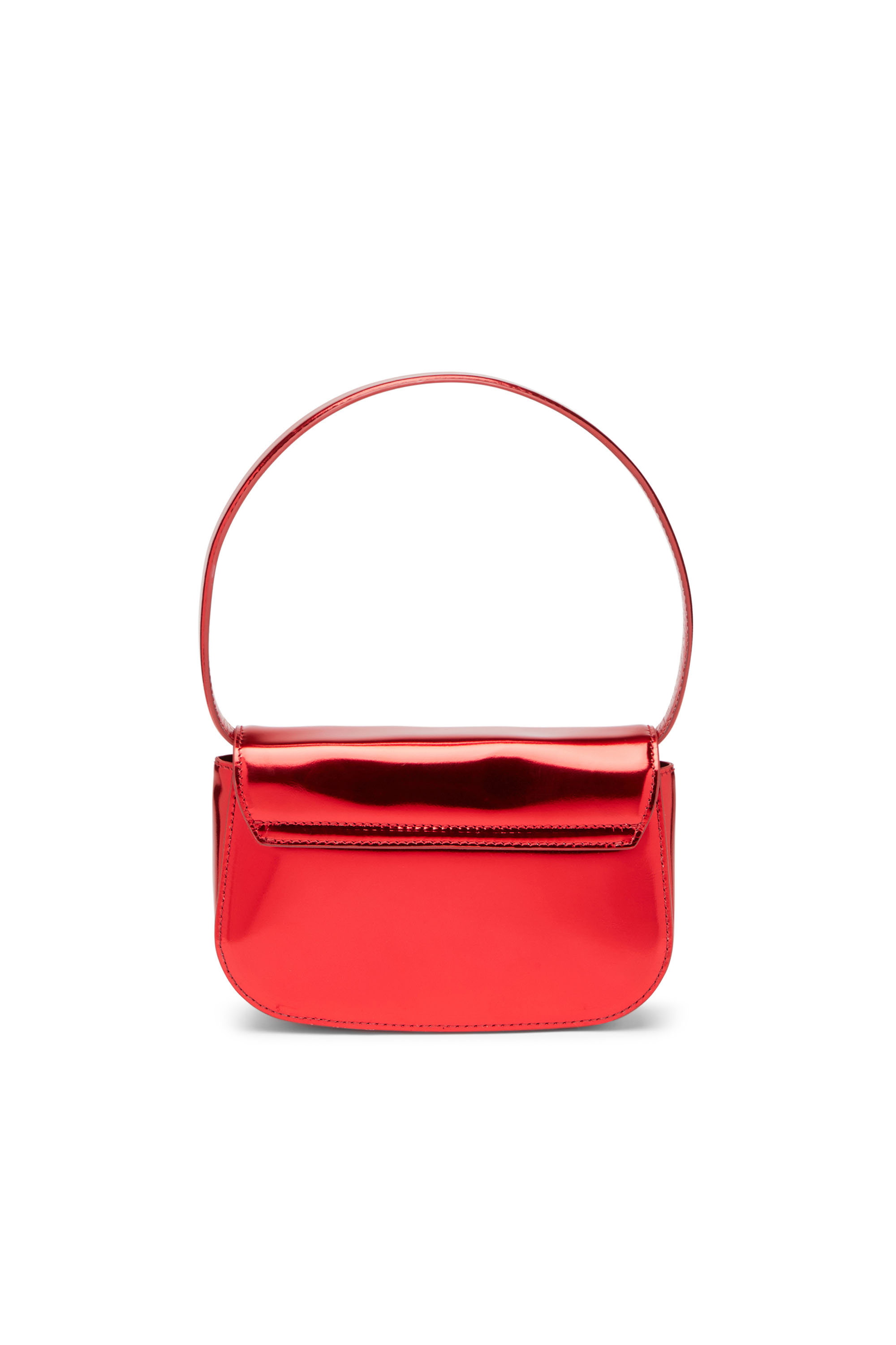 Diesel - 1DR, Woman's 1DR-Iconic shoulder bag in mirrored leather in Red - 3