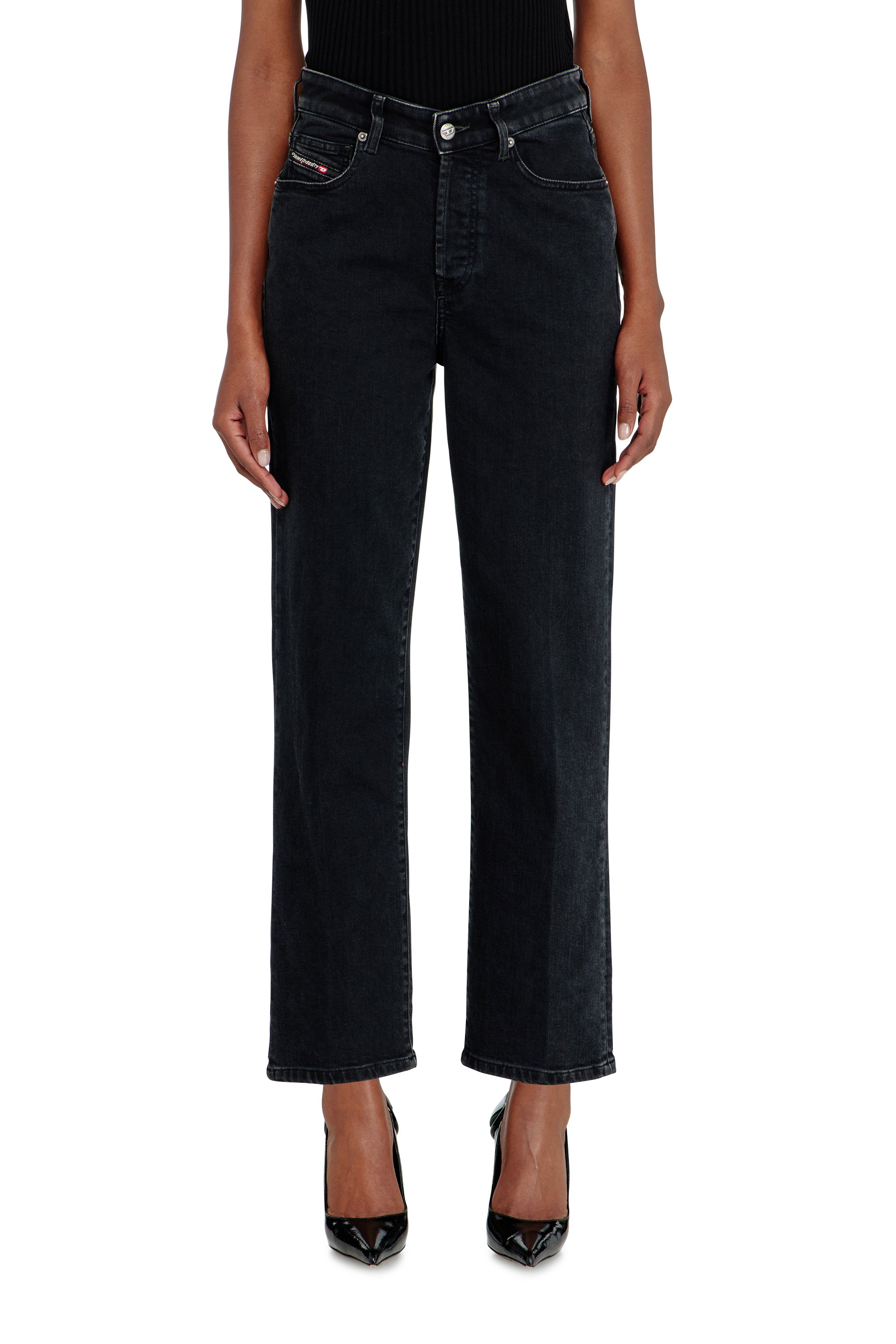 Diesel - Woman's Regular Jeans 1981 D-Went 09N89, Black/Dark grey - 4