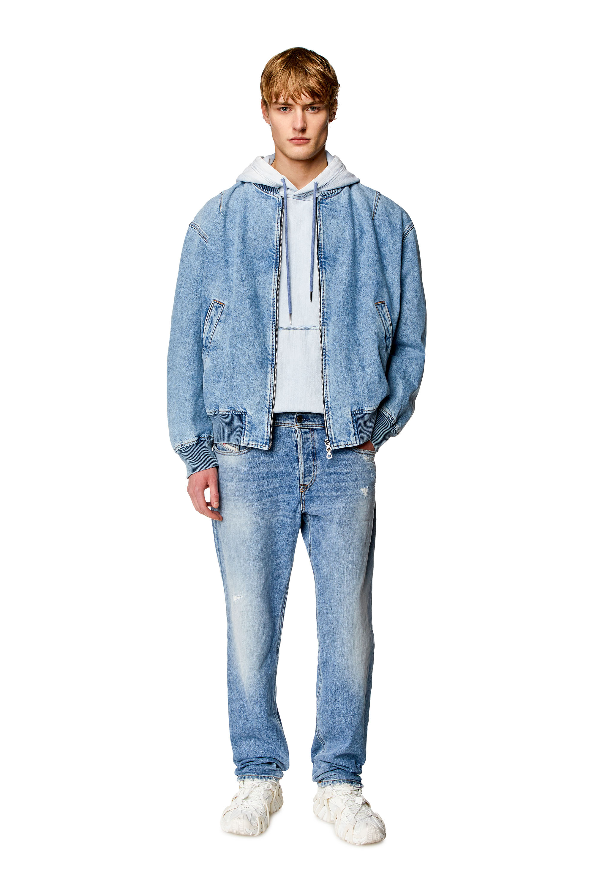 Diesel - Man Tapered Jeans 2023 D-Finitive 09H46, Light Blue - Image 2