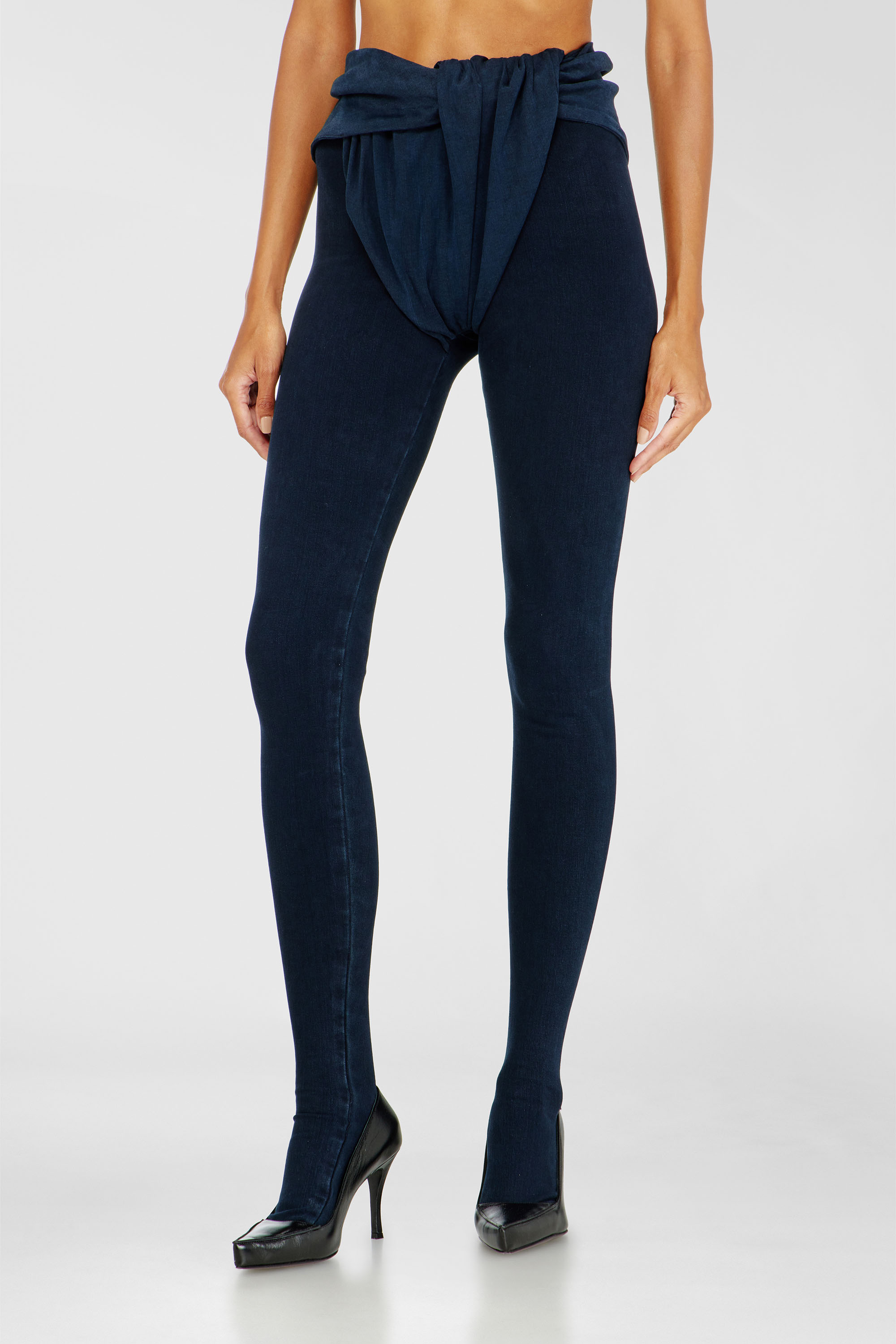 Diesel - Woman's Skinny Jeans D-Velly 09R36, Dark Blue - 4