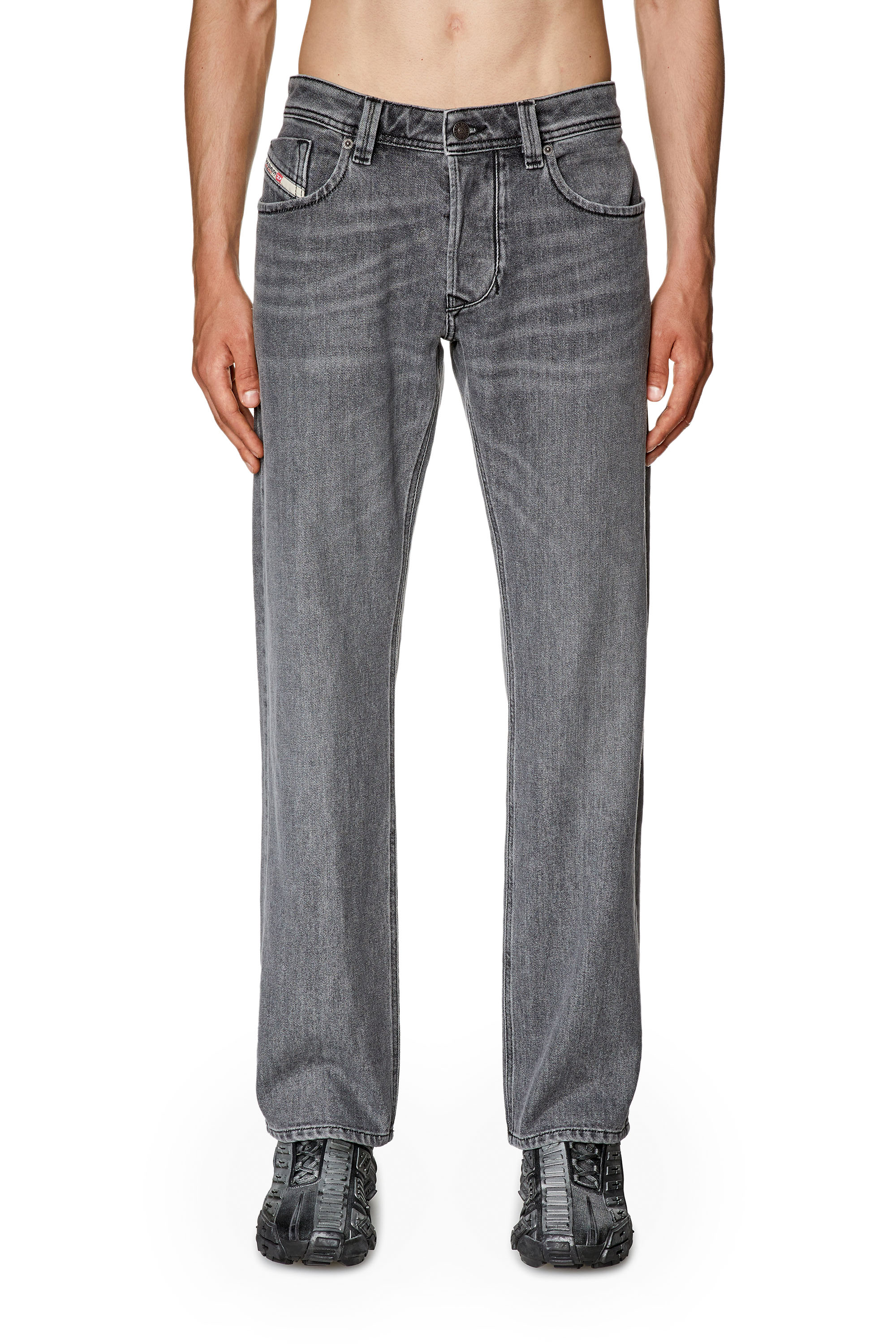 Diesel - Straight Jeans 1985 Larkee 09F83, Black/Dark grey - Image 1