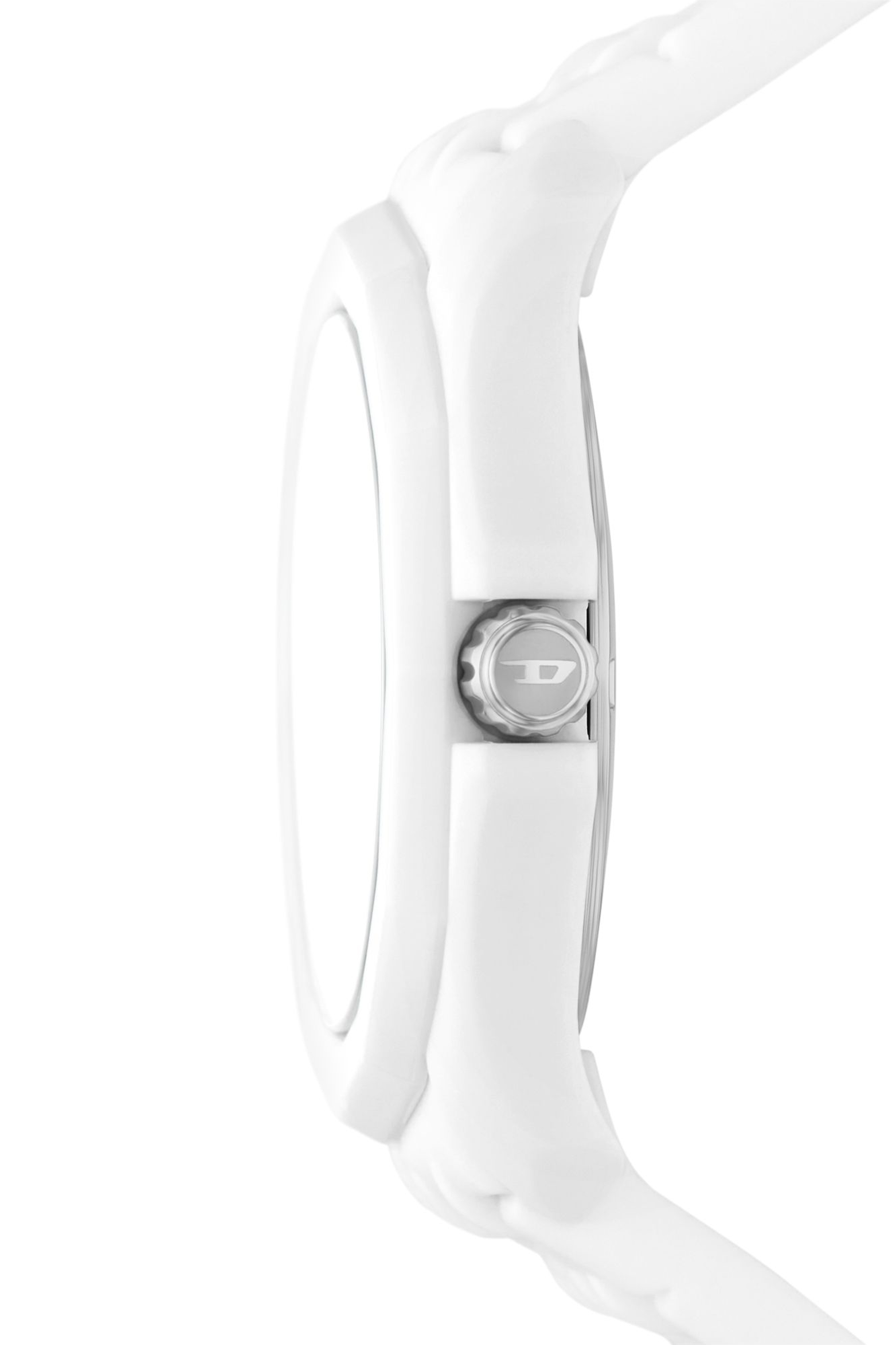Diesel - DZ2244 WATCH, Man's Stinger white silicone watch in White - 3